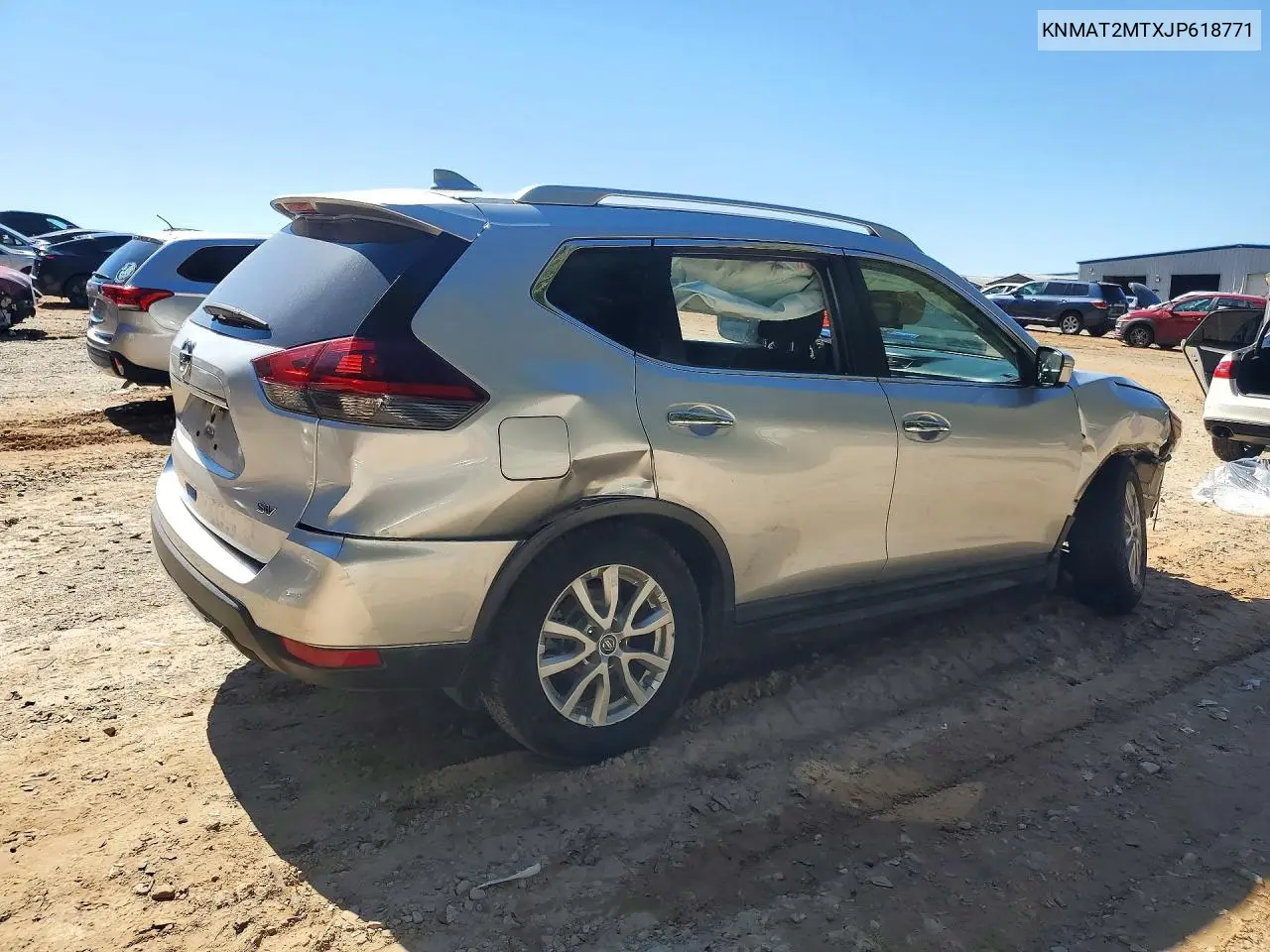 2018 NISSAN ROGUE VIN KNMAT2MTXJP618771 — фото 3