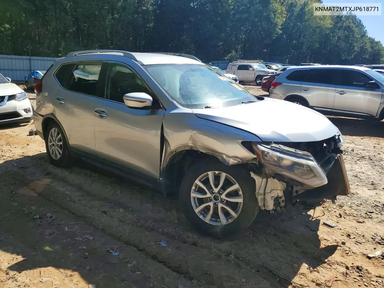 2018 NISSAN ROGUE VIN KNMAT2MTXJP618771 — фото 4