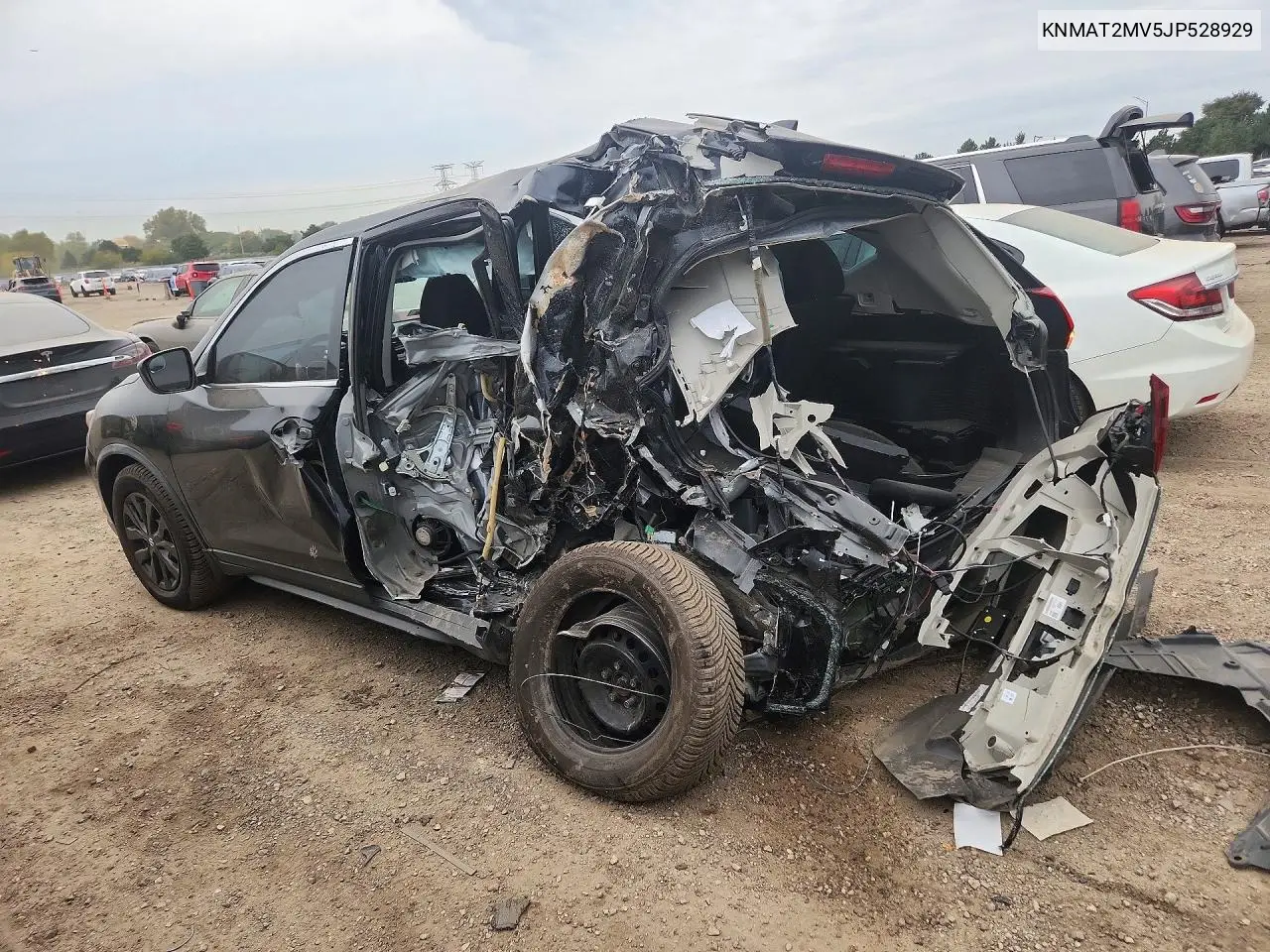 2018 NISSAN ROGUE VIN KNMAT2MV5JP528929 — фото 2