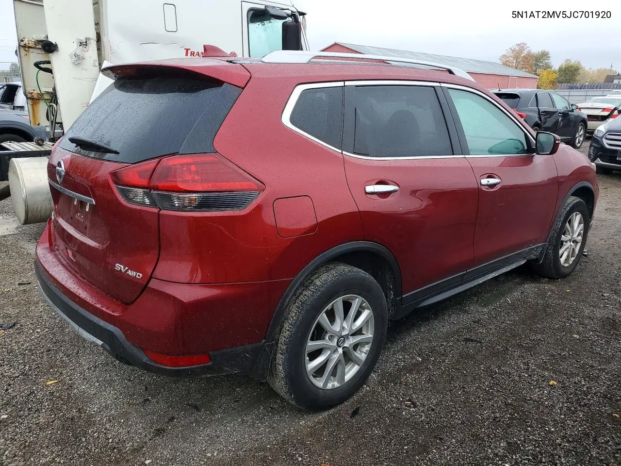 2018 NISSAN ROGUE VIN 5N1AT2MV5JC701920 — фото 3
