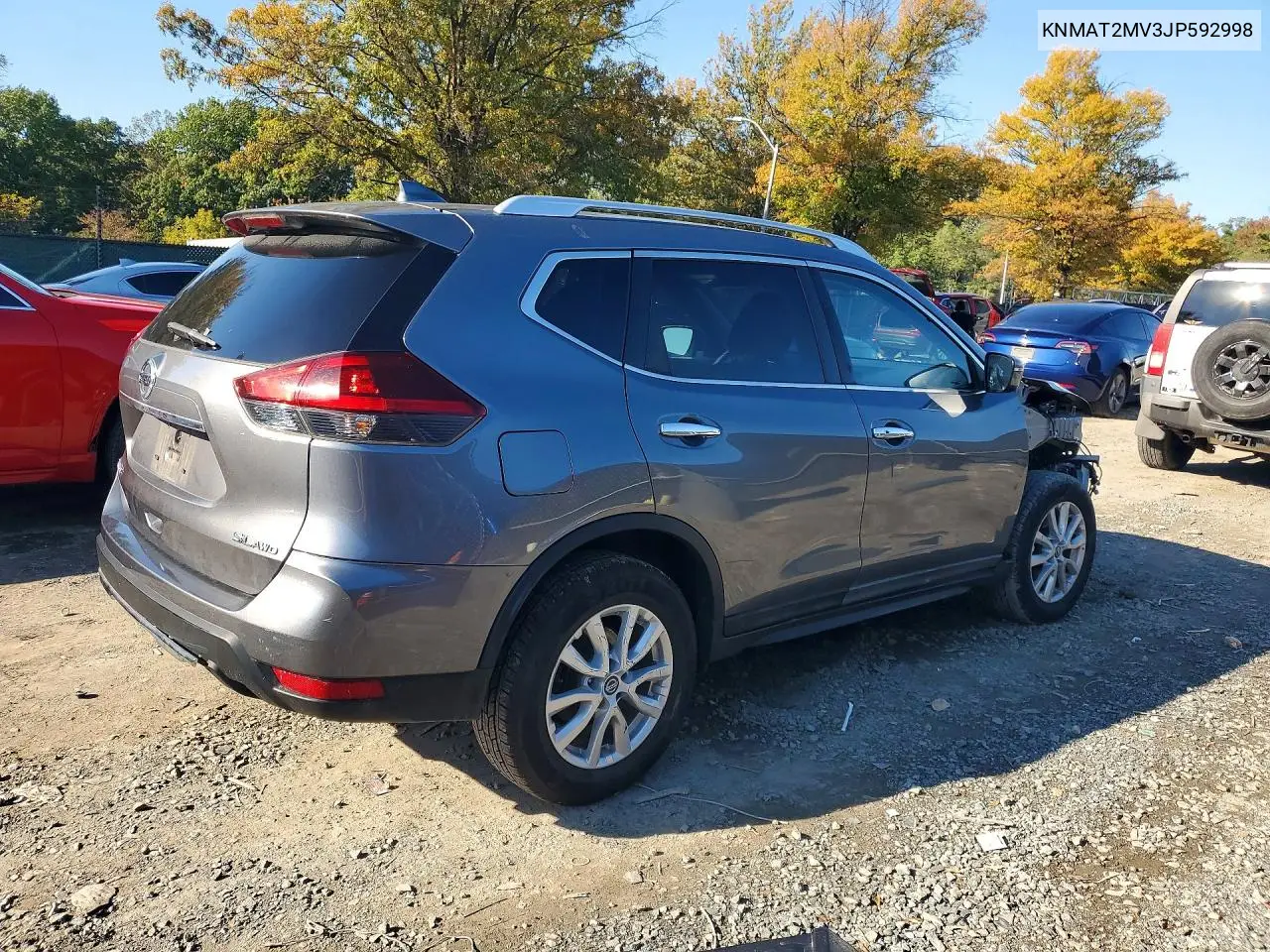 2018 NISSAN ROGUE VIN KNMAT2MV3JP592998 — фото 3