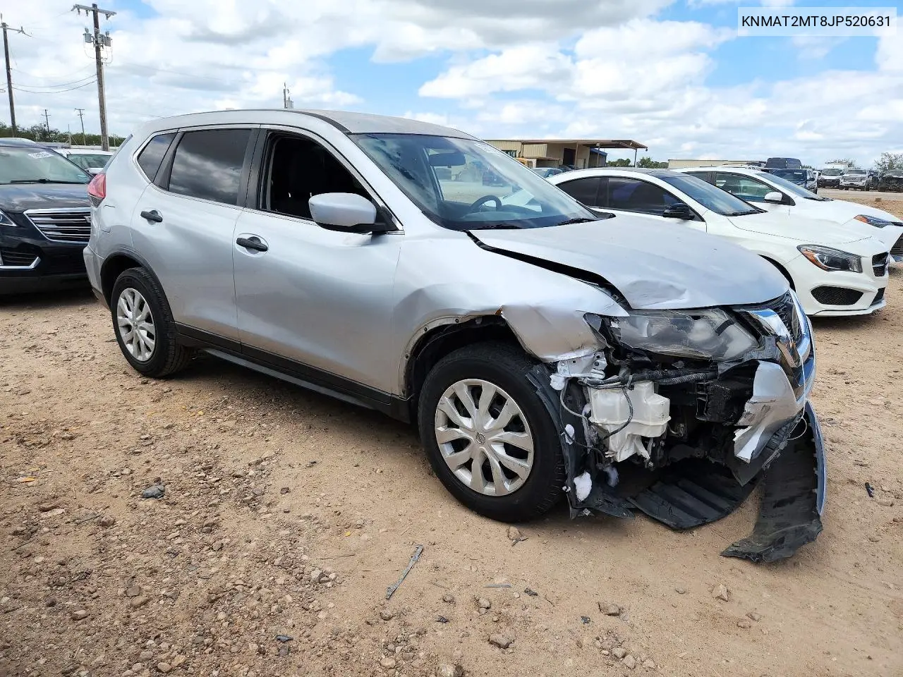 2018 NISSAN ROGUE VIN KNMAT2MT8JP520631 — фото 4