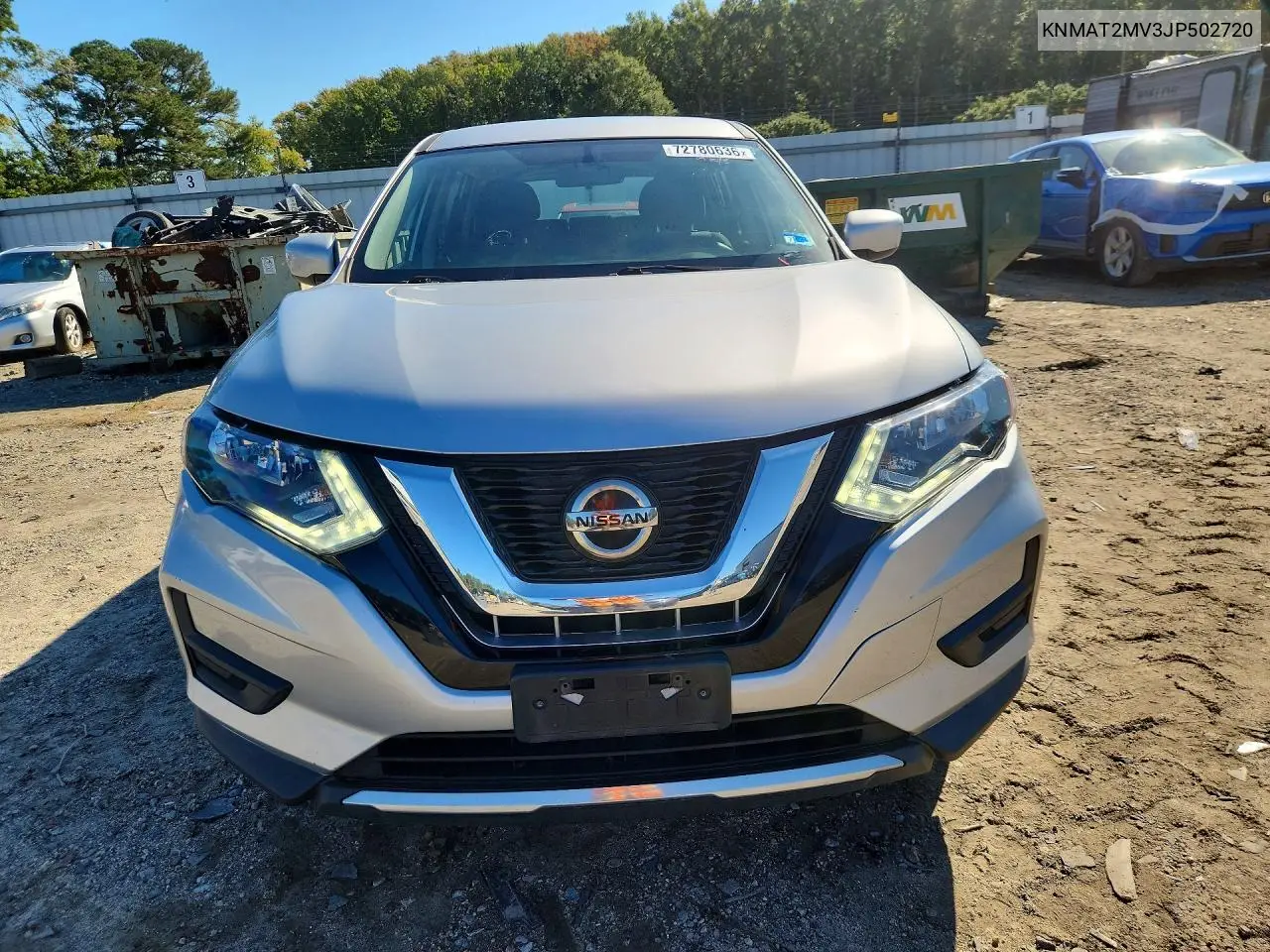 2018 NISSAN ROGUE VIN KNMAT2MV3JP502720 — фото 5