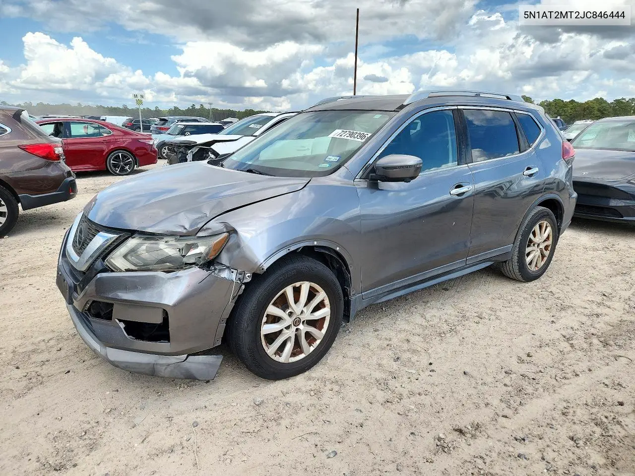 NISSAN ROGUE 2018, VIN 5N1AT2MT2JC846444
