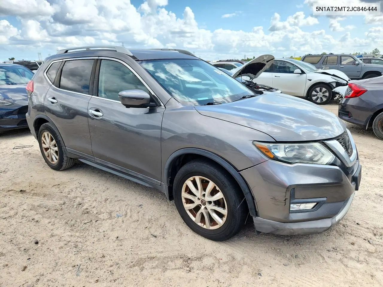 2018 NISSAN ROGUE VIN 5N1AT2MT2JC846444 — фото 4