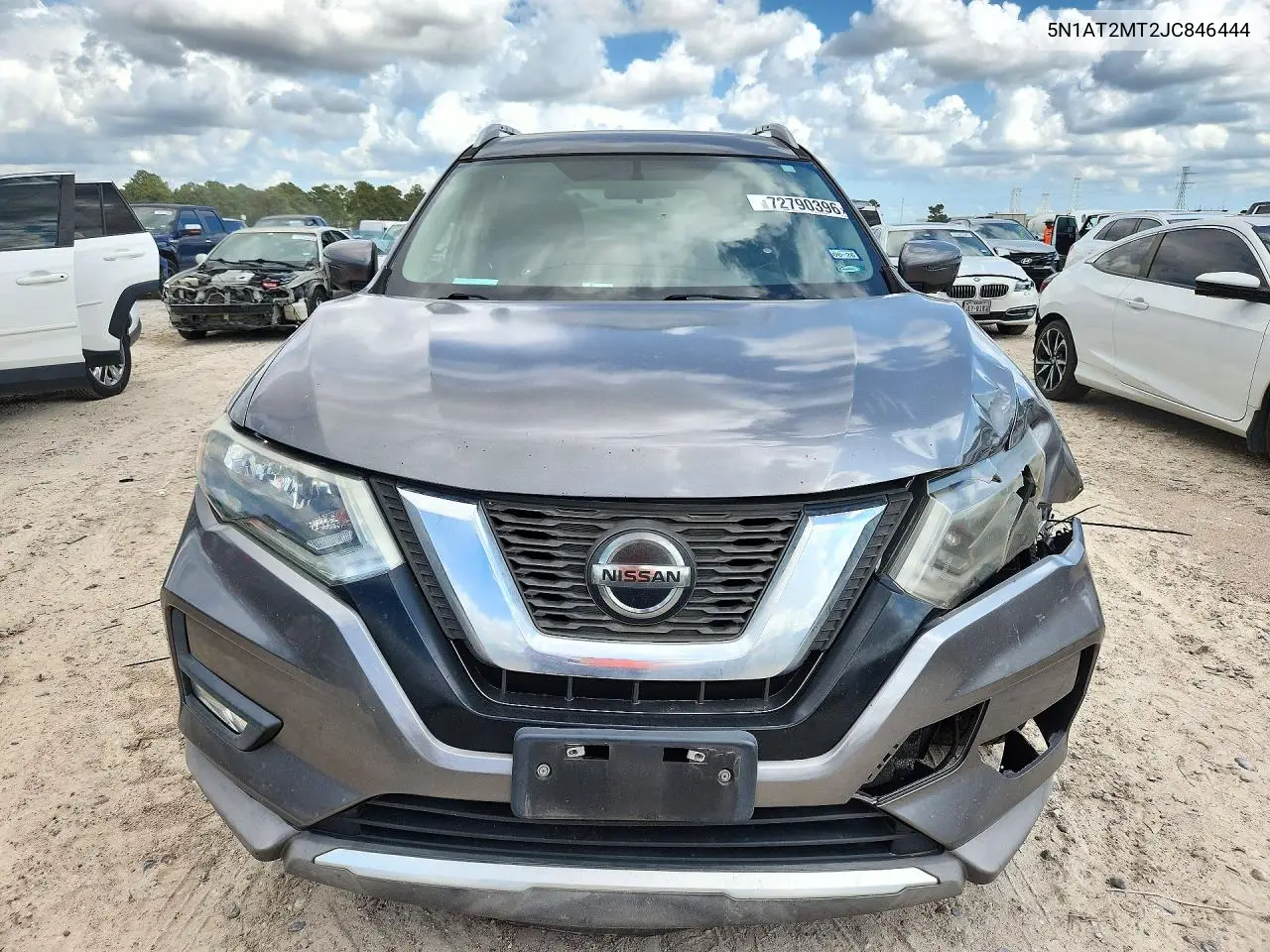 2018 NISSAN ROGUE VIN 5N1AT2MT2JC846444 — фото 5