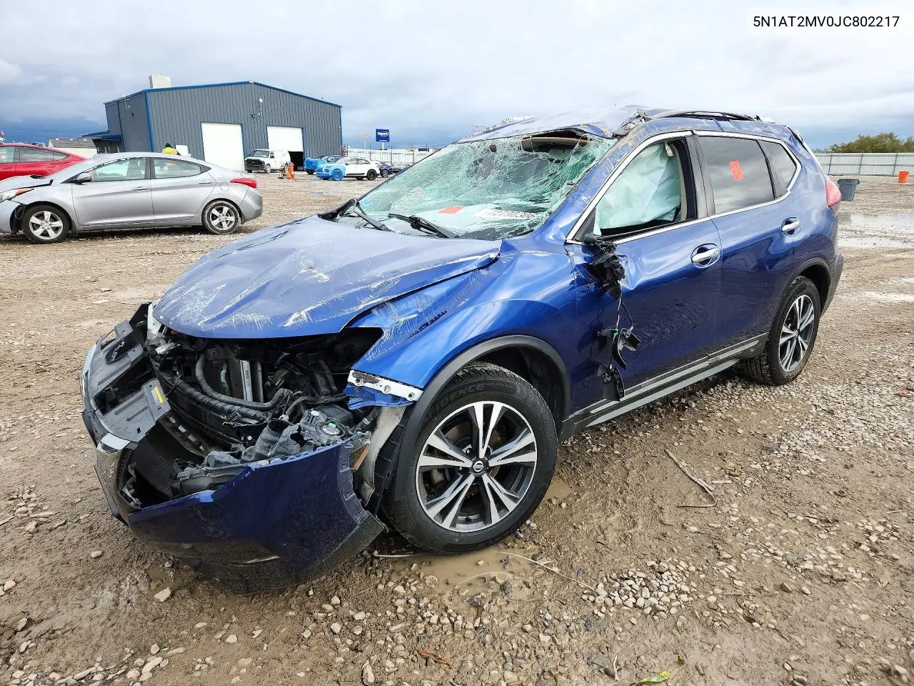 NISSAN ROGUE 2018, VIN 5N1AT2MV0JC802217
