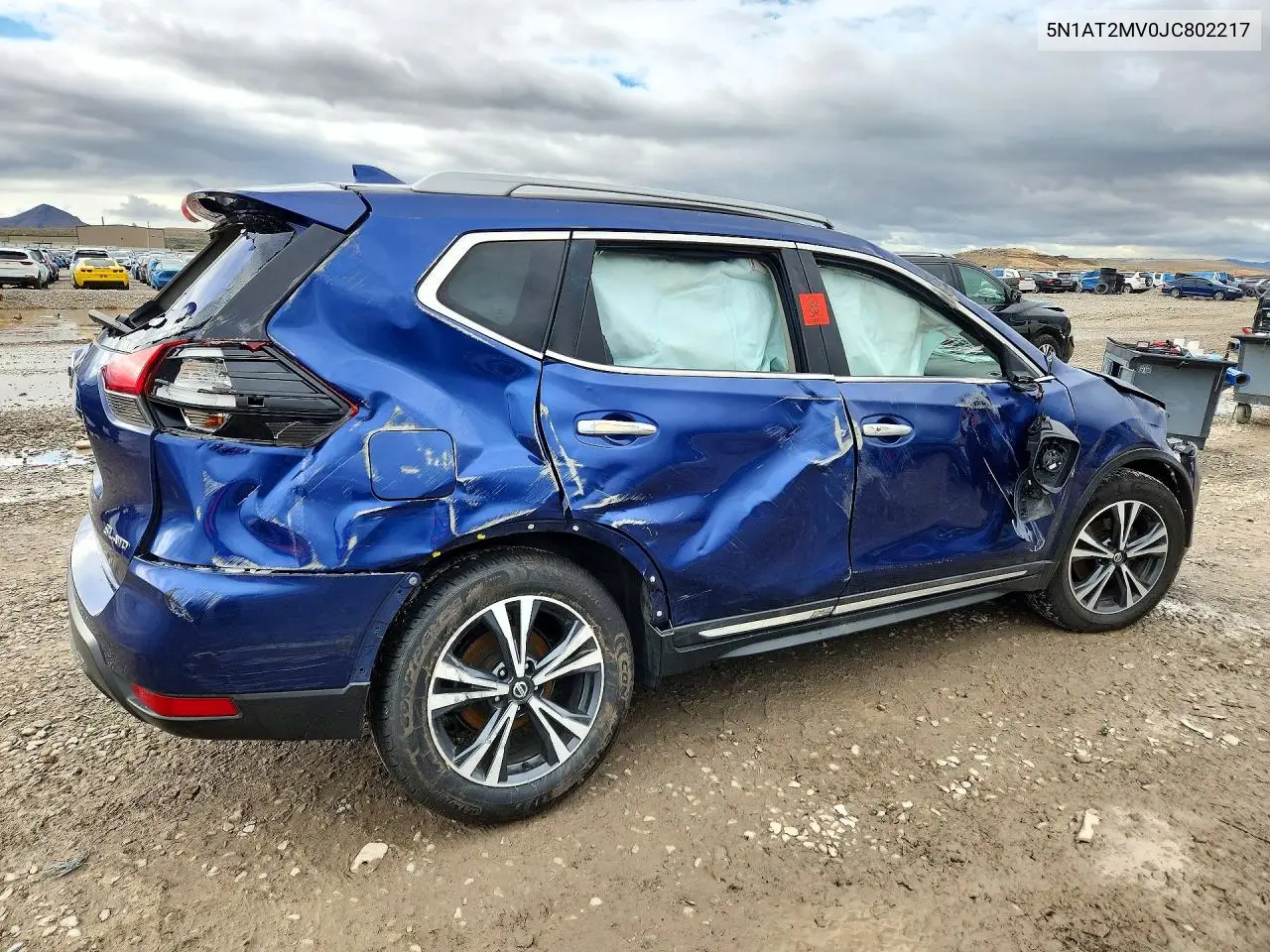 2018 NISSAN ROGUE VIN 5N1AT2MV0JC802217 — фото 3