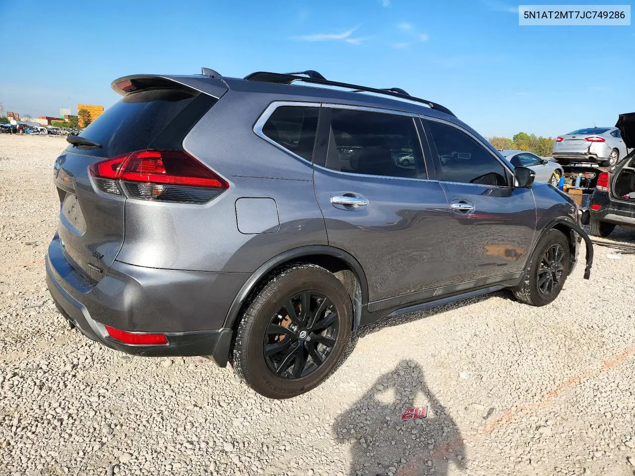 2018 NISSAN ROGUE VIN 5N1AT2MT7JC749286 — фото 3