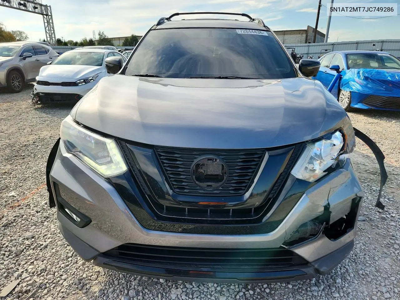 2018 NISSAN ROGUE VIN 5N1AT2MT7JC749286 — фото 5