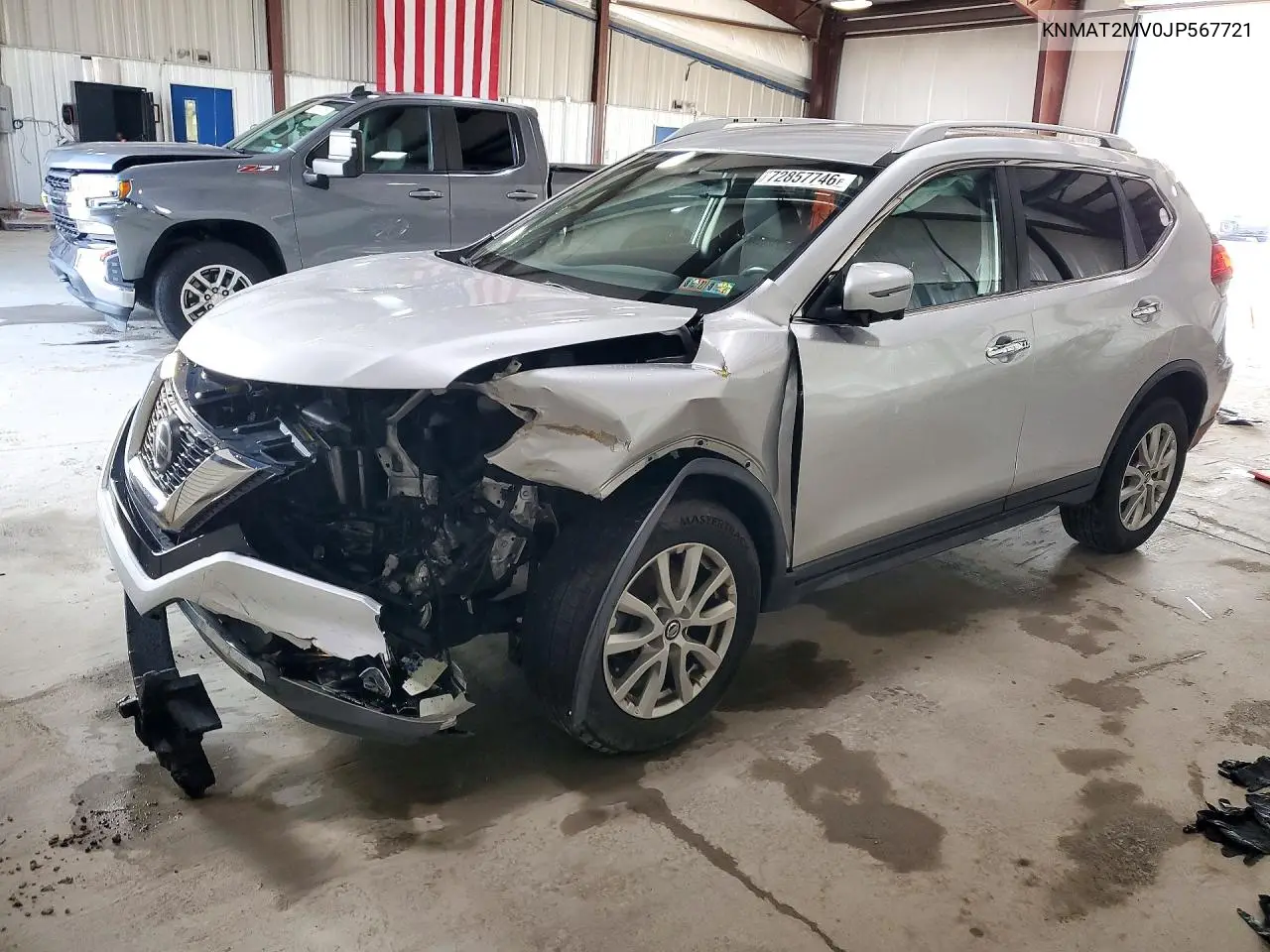 NISSAN ROGUE 2018, VIN KNMAT2MV0JP567721