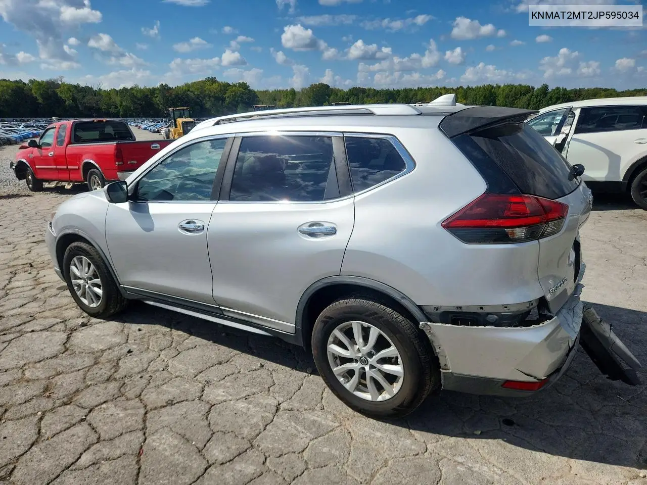 2018 NISSAN ROGUE VIN KNMAT2MT2JP595034 — фото 2