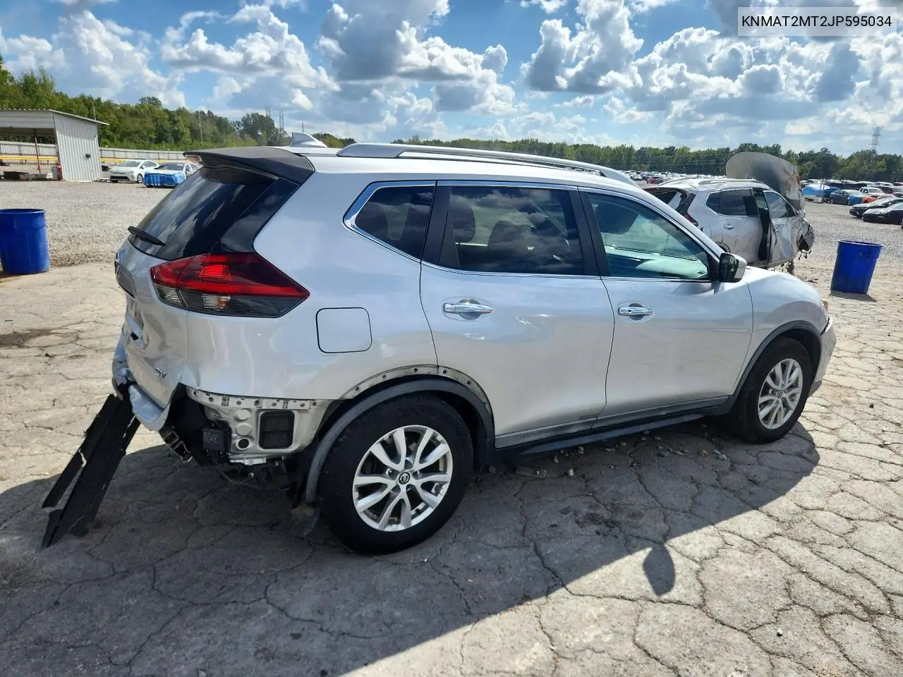 2018 NISSAN ROGUE VIN KNMAT2MT2JP595034 — фото 3