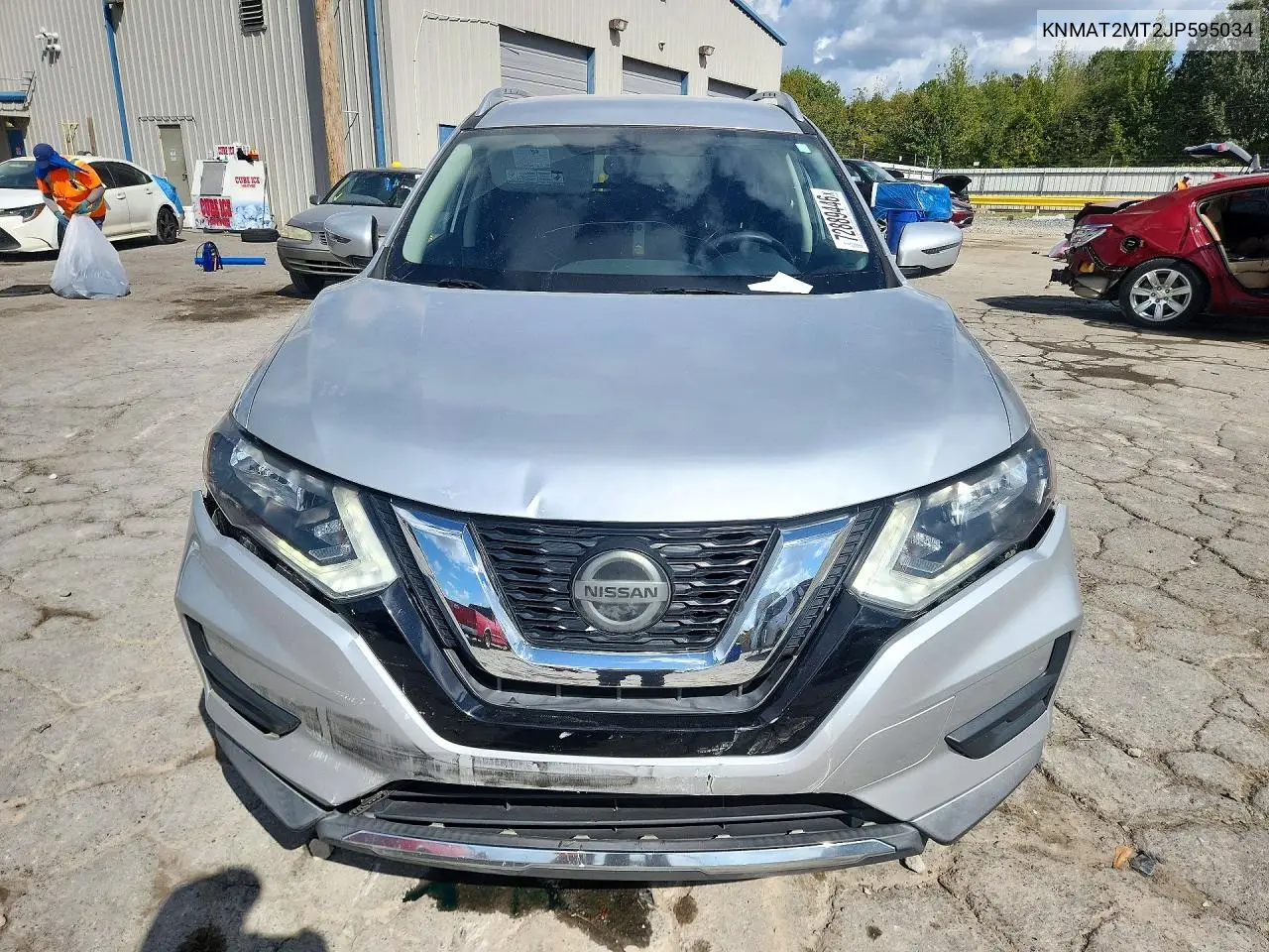 2018 NISSAN ROGUE VIN KNMAT2MT2JP595034 — фото 5