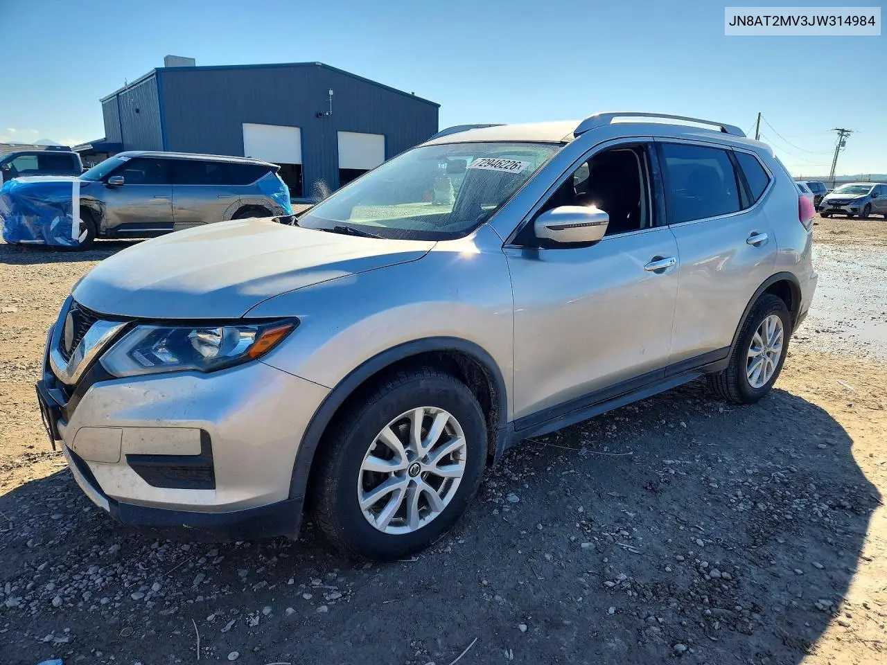 NISSAN ROGUE 2018, VIN JN8AT2MV3JW314984