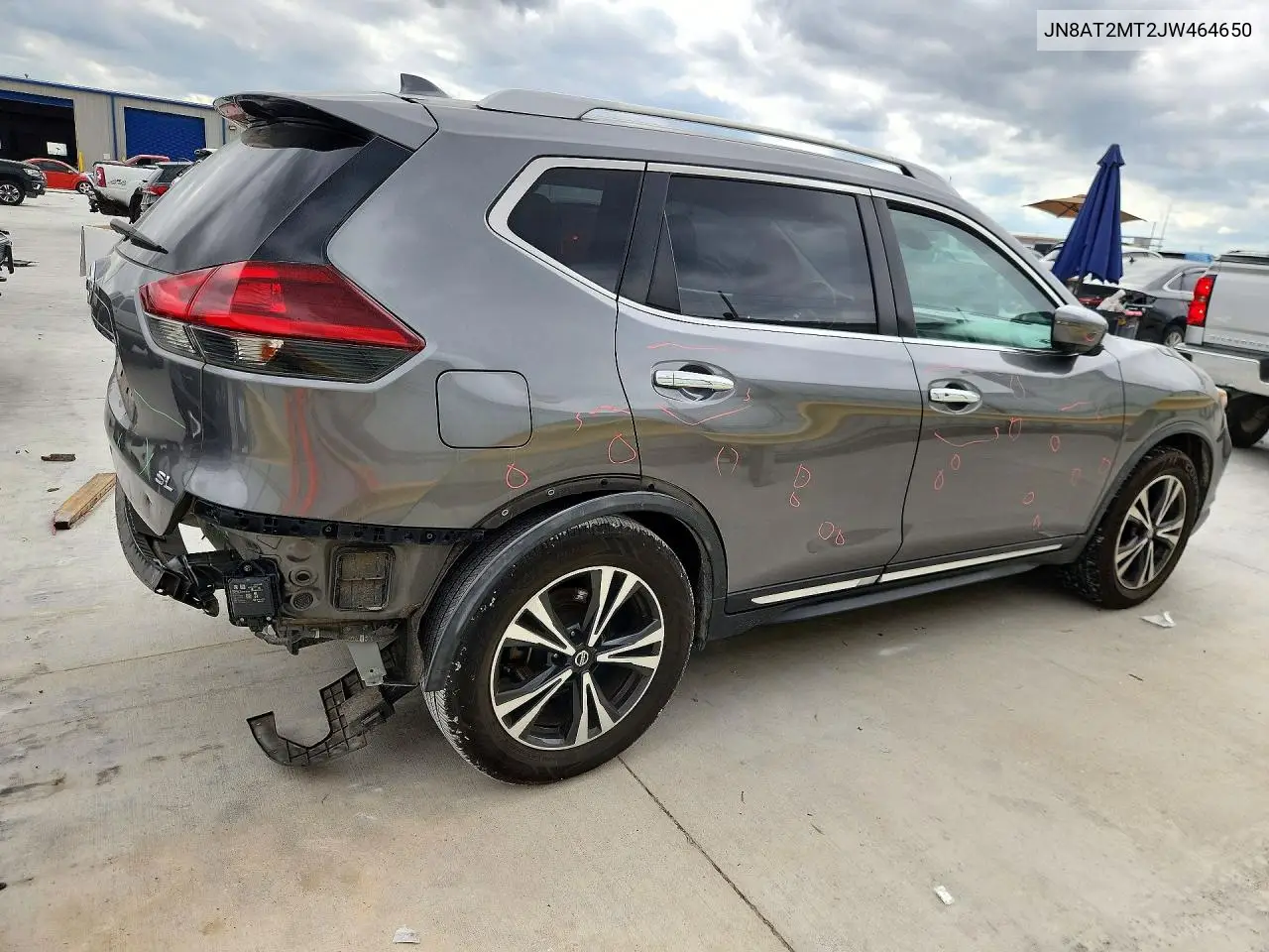 2018 NISSAN ROGUE VIN JN8AT2MT2JW464650 — фото 3