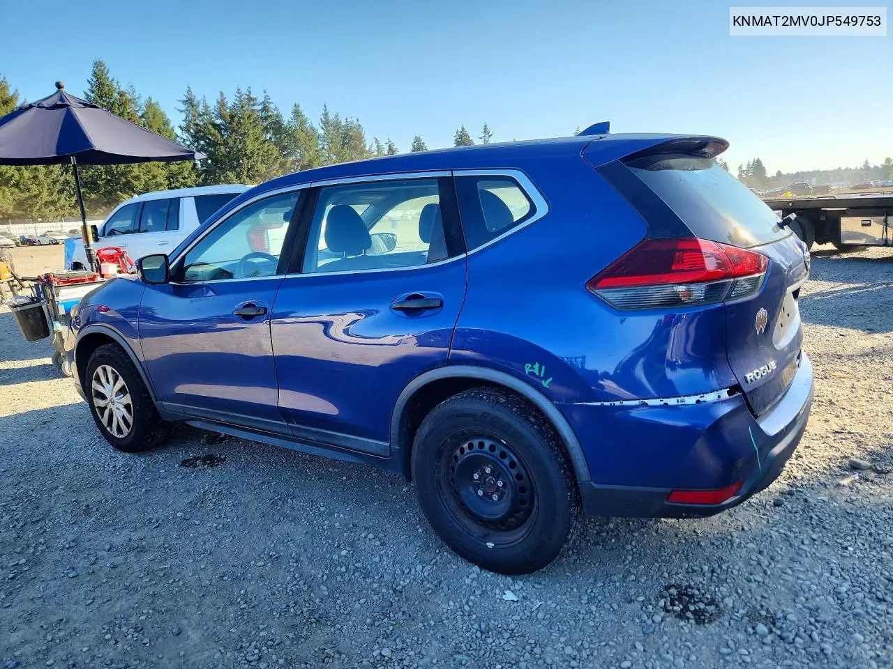 2018 NISSAN ROGUE VIN KNMAT2MV0JP549753 — фото 2