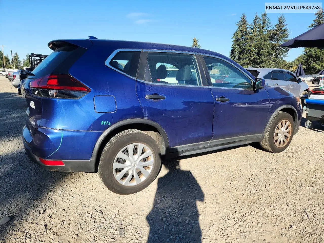 2018 NISSAN ROGUE VIN KNMAT2MV0JP549753 — фото 3