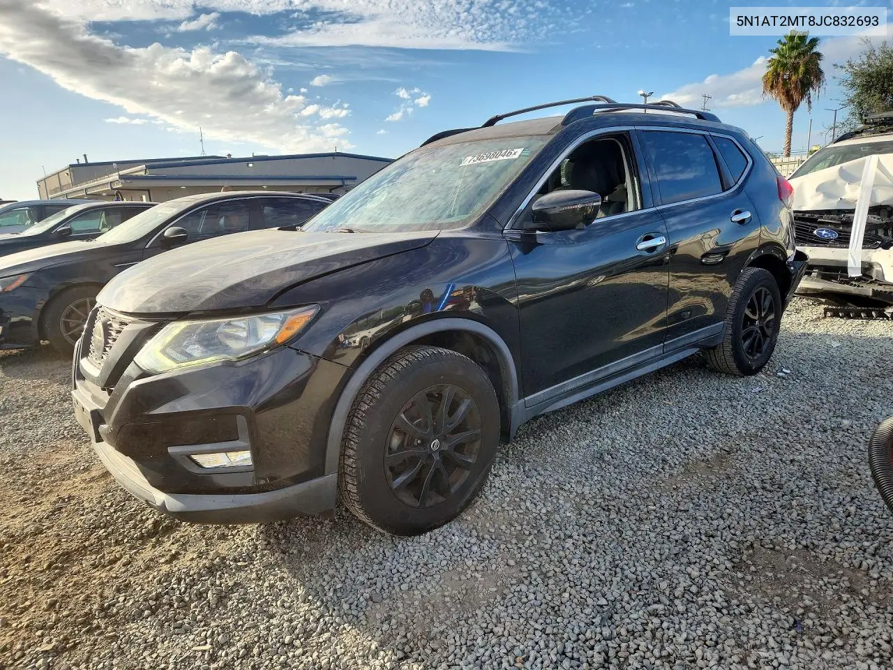 NISSAN ROGUE 2018, VIN 5N1AT2MT8JC832693
