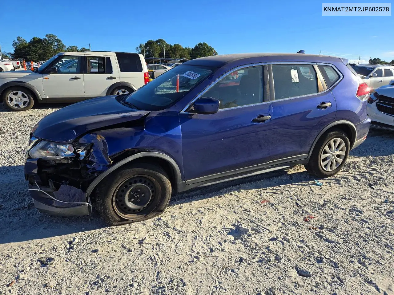 NISSAN ROGUE 2018, VIN KNMAT2MT2JP602578