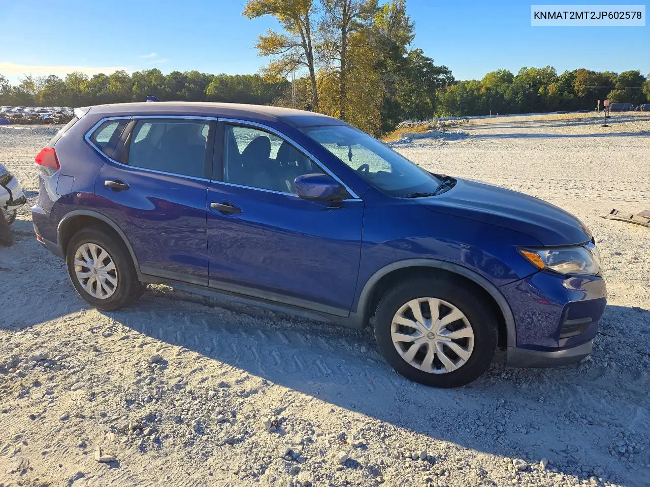 2018 NISSAN ROGUE VIN KNMAT2MT2JP602578 — фото 4