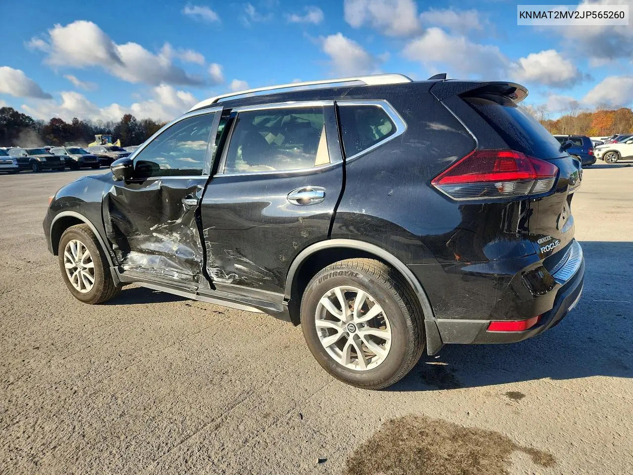 2018 NISSAN ROGUE VIN KNMAT2MV2JP565260 — фото 2