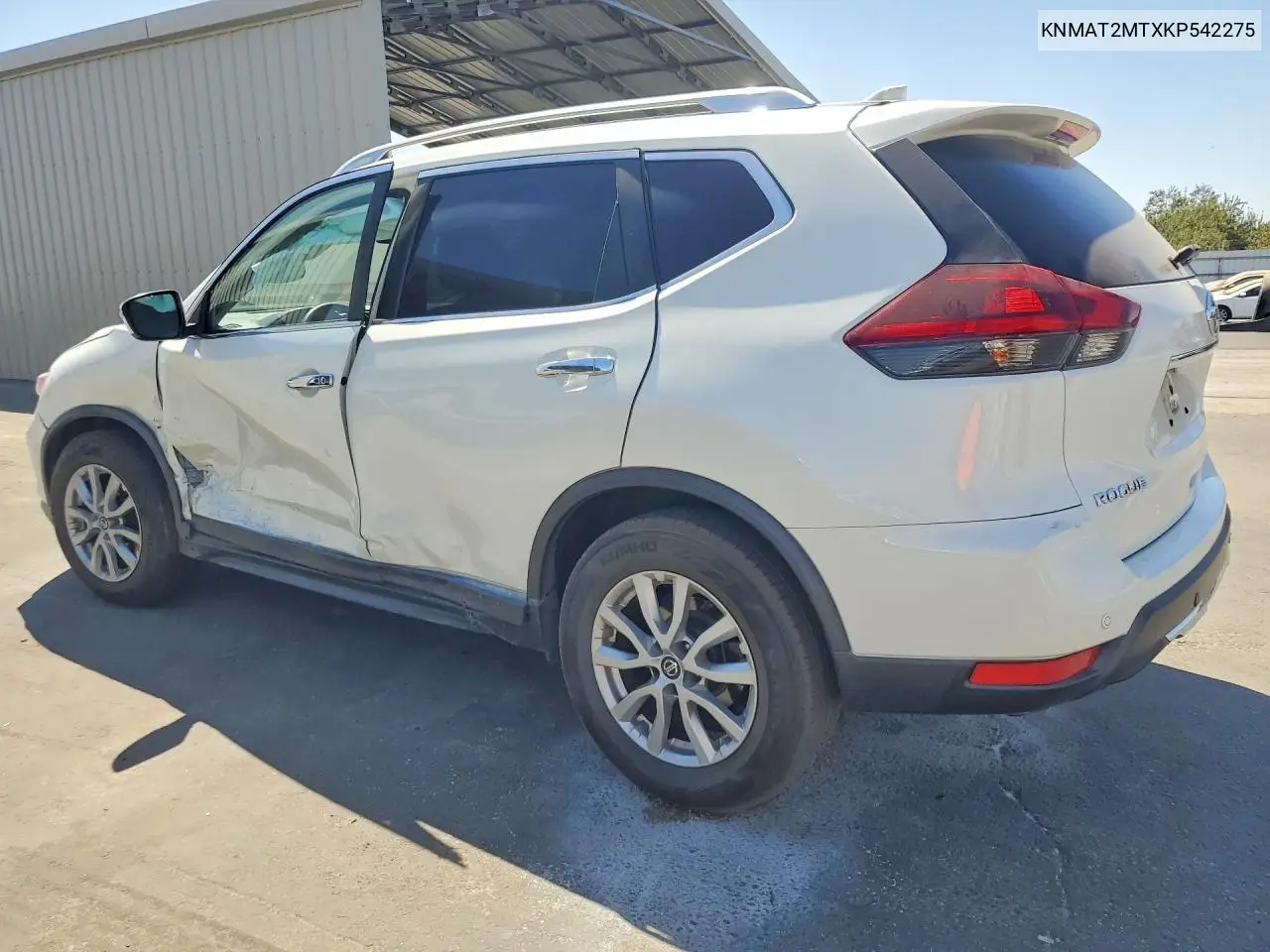 2019 NISSAN ROGUE VIN KNMAT2MTXKP542275 — фото 2