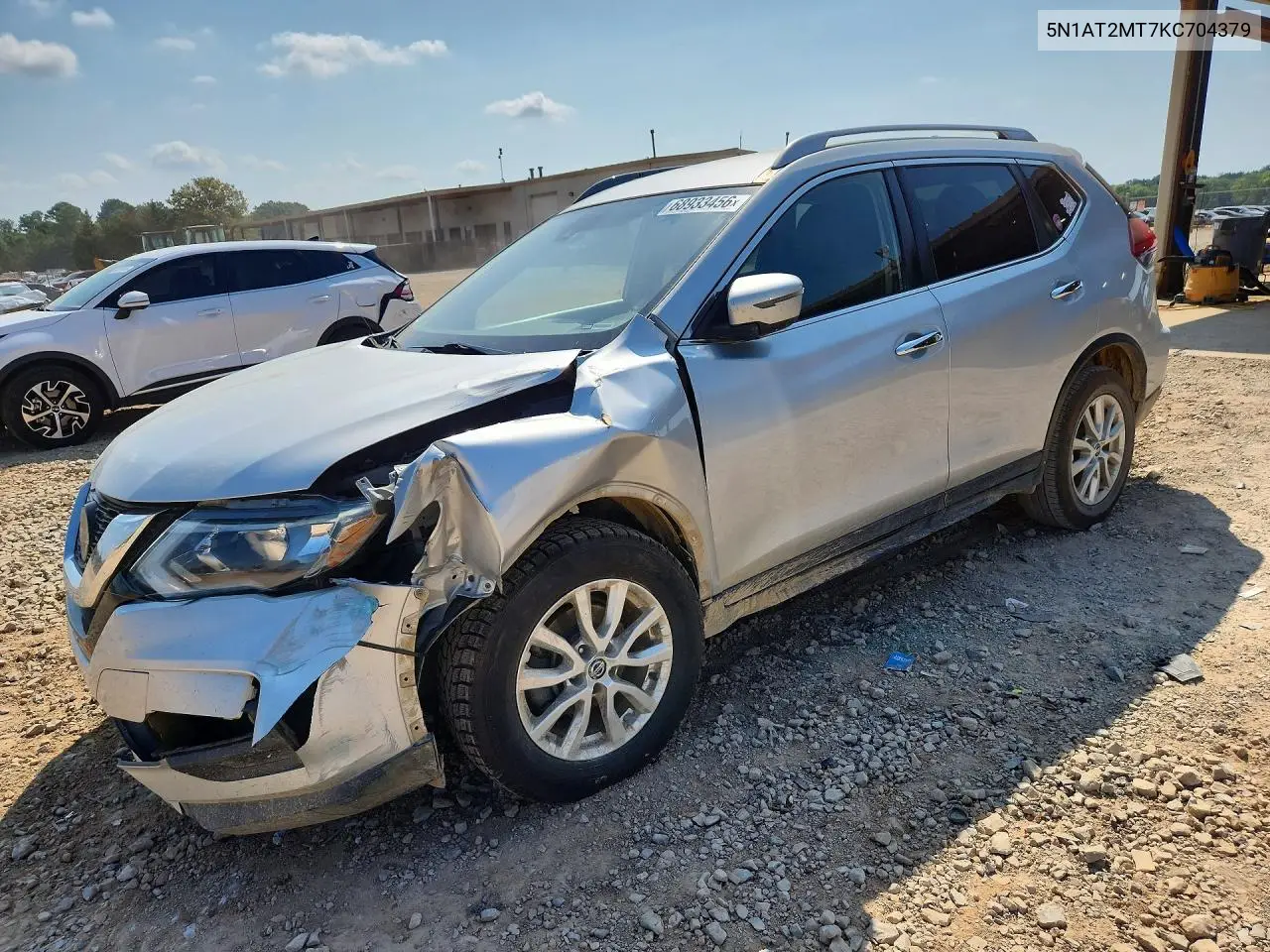 NISSAN ROGUE 2019, VIN 5N1AT2MT7KC704379