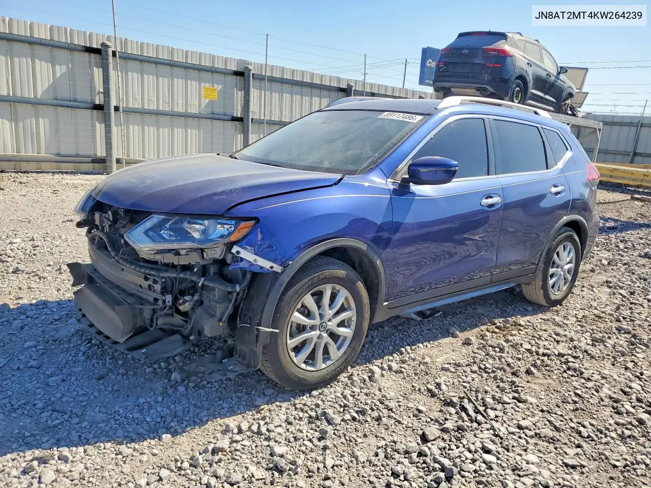 NISSAN ROGUE 2019, VIN JN8AT2MT4KW264239
