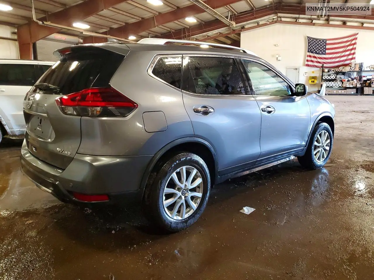 2019 NISSAN ROGUE VIN KNMAT2MV5KP504924 — фото 3
