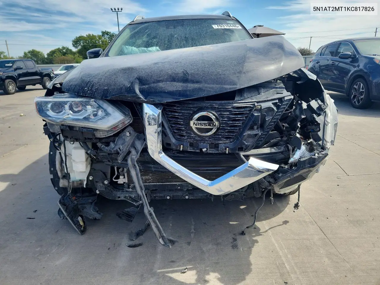 2019 NISSAN ROGUE VIN 5N1AT2MT1KC817826 — фото 5