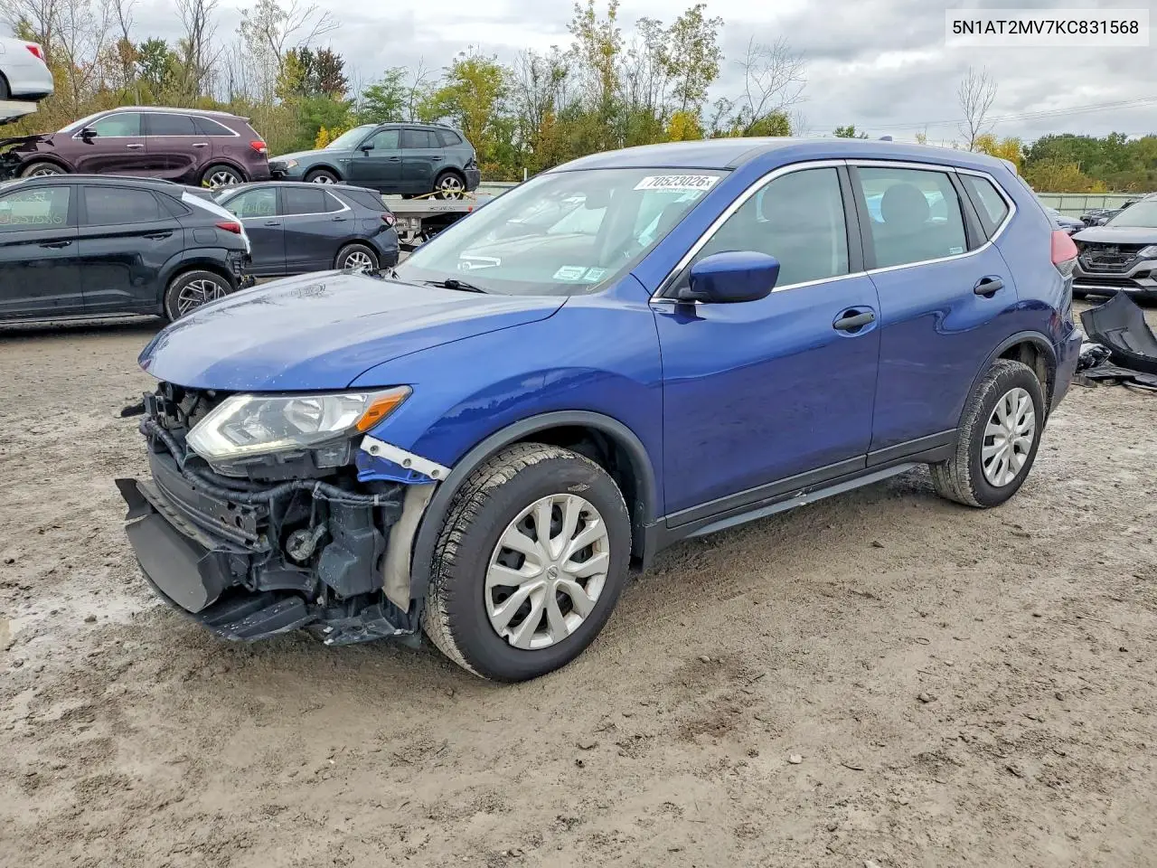 NISSAN ROGUE 2019, VIN 5N1AT2MV7KC831568