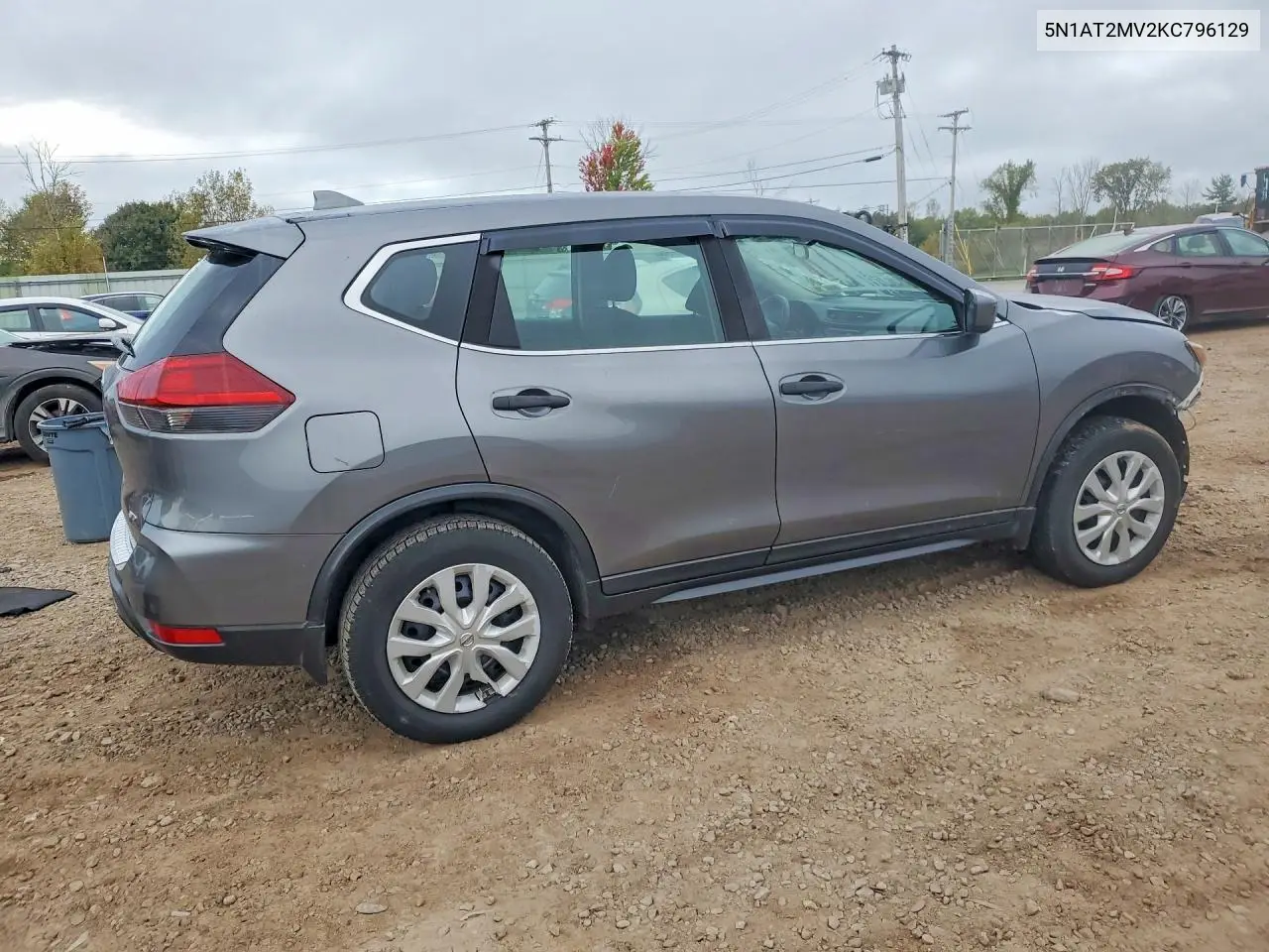 2019 NISSAN ROGUE VIN 5N1AT2MV2KC796129 — фото 3