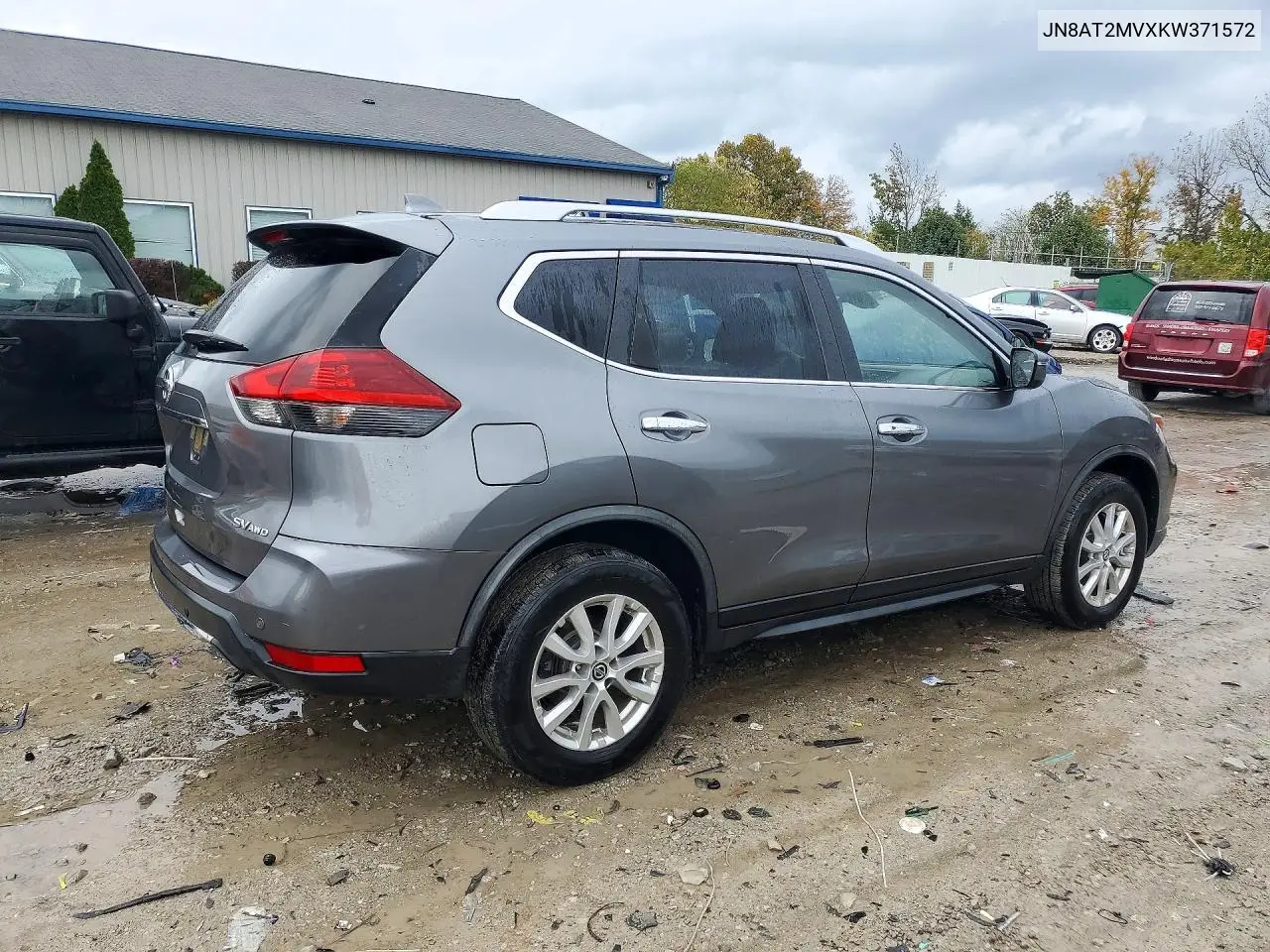 2019 NISSAN ROGUE VIN JN8AT2MVXKW371572 — фото 3