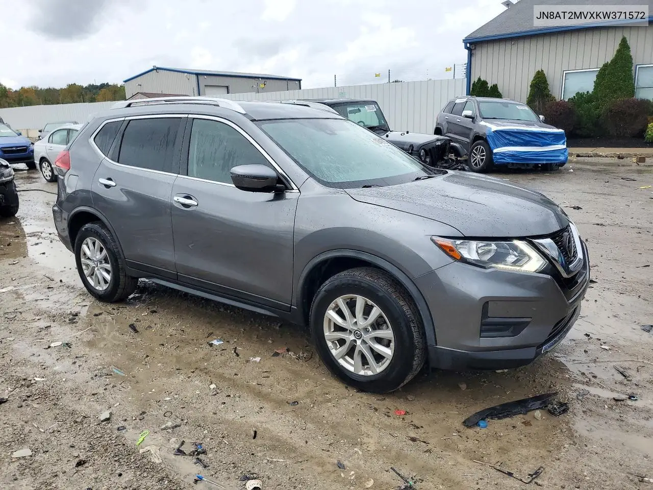 2019 NISSAN ROGUE VIN JN8AT2MVXKW371572 — фото 4