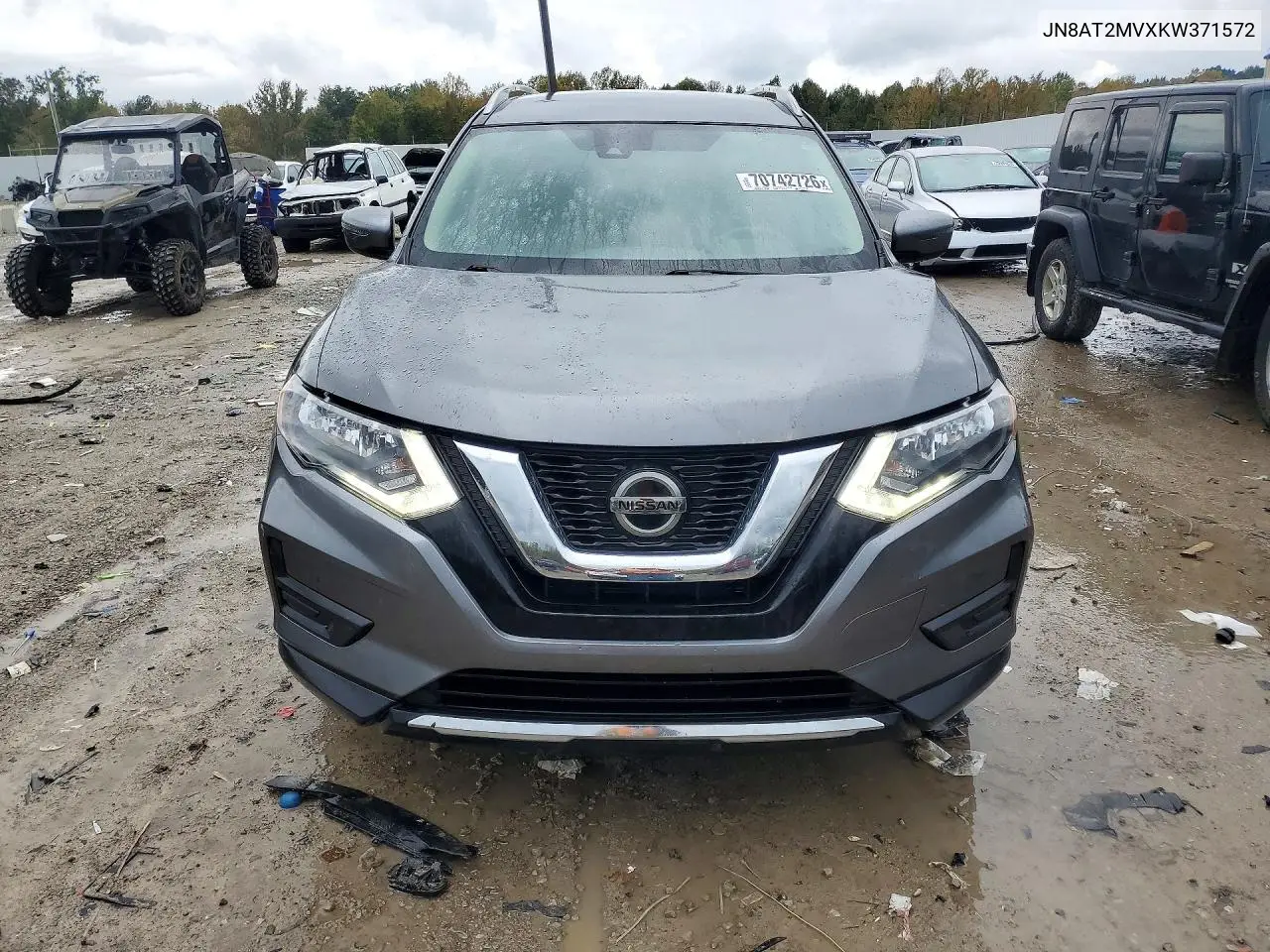 2019 NISSAN ROGUE VIN JN8AT2MVXKW371572 — фото 5