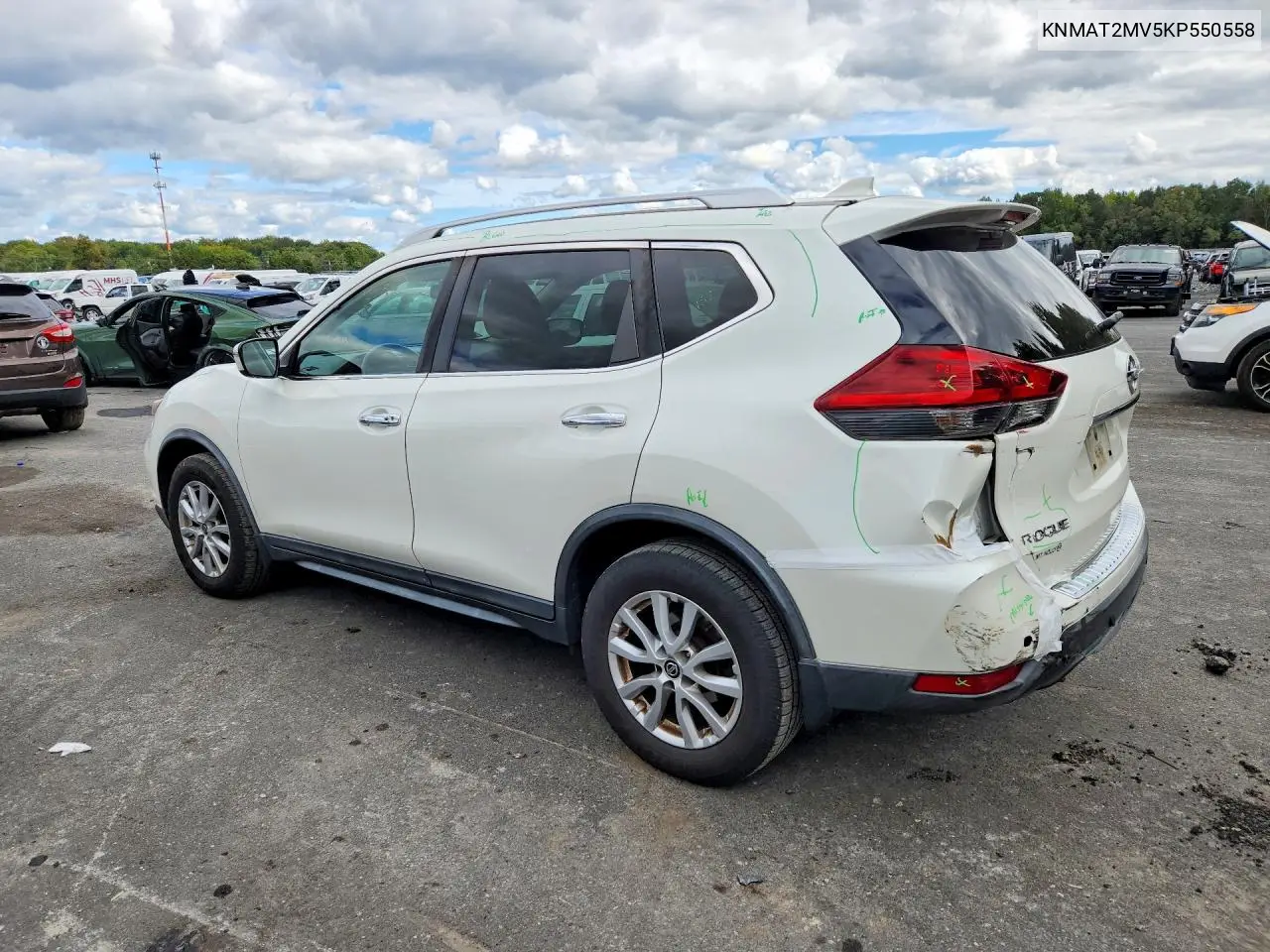 2019 NISSAN ROGUE VIN KNMAT2MV5KP550558 — фото 2