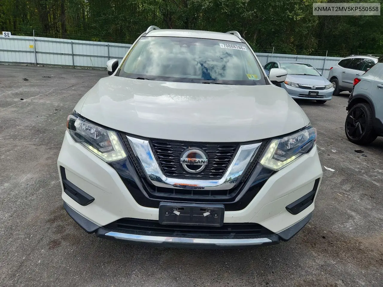 2019 NISSAN ROGUE VIN KNMAT2MV5KP550558 — фото 5