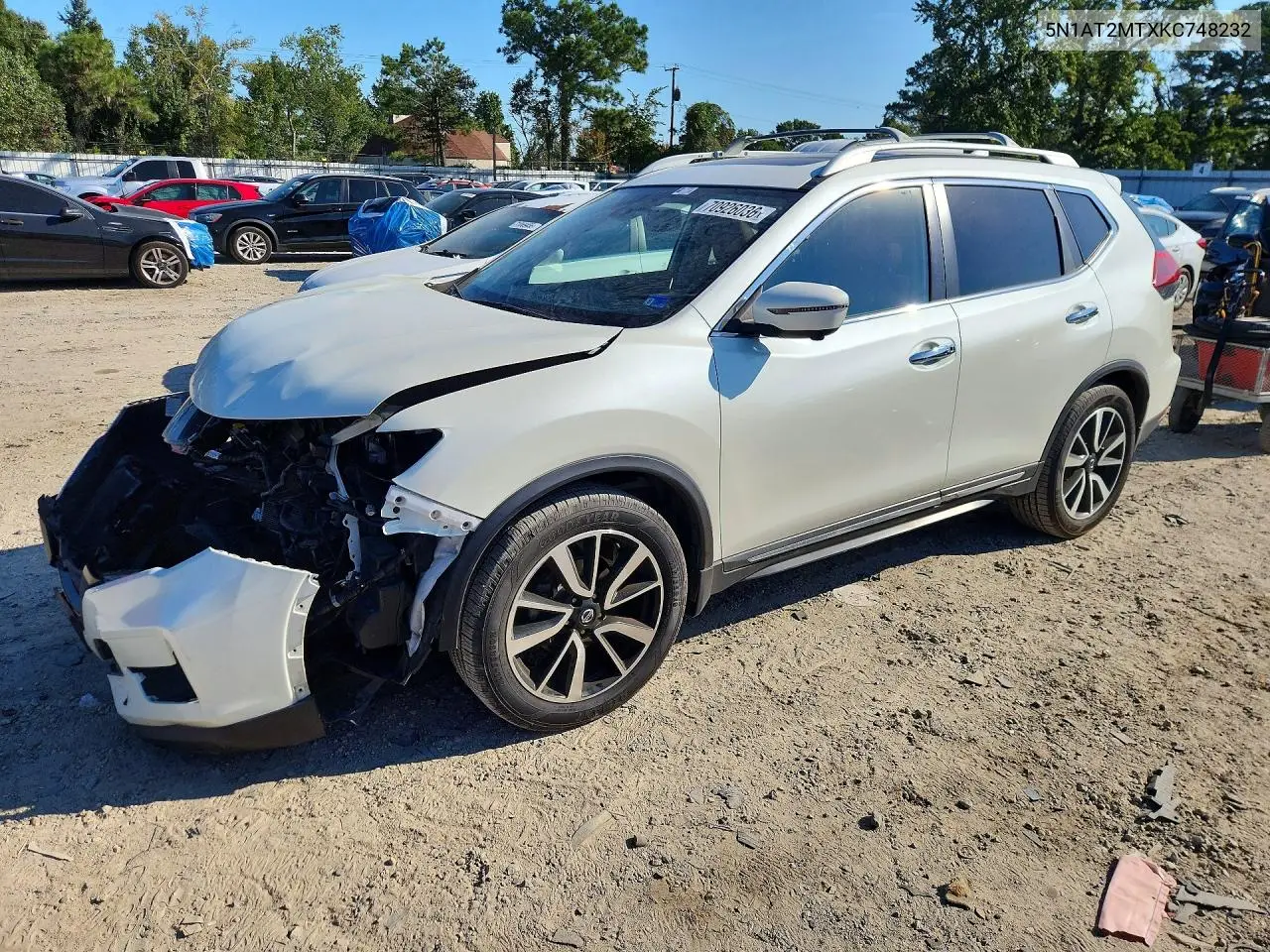 NISSAN ROGUE 2019, VIN 5N1AT2MTXKC748232