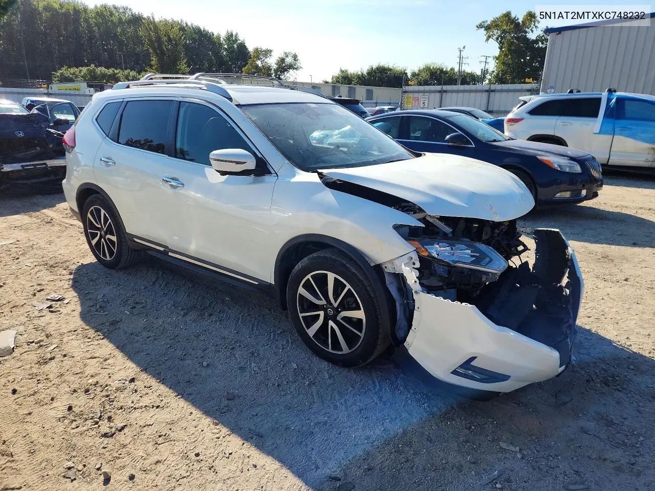 2019 NISSAN ROGUE VIN 5N1AT2MTXKC748232 — фото 4