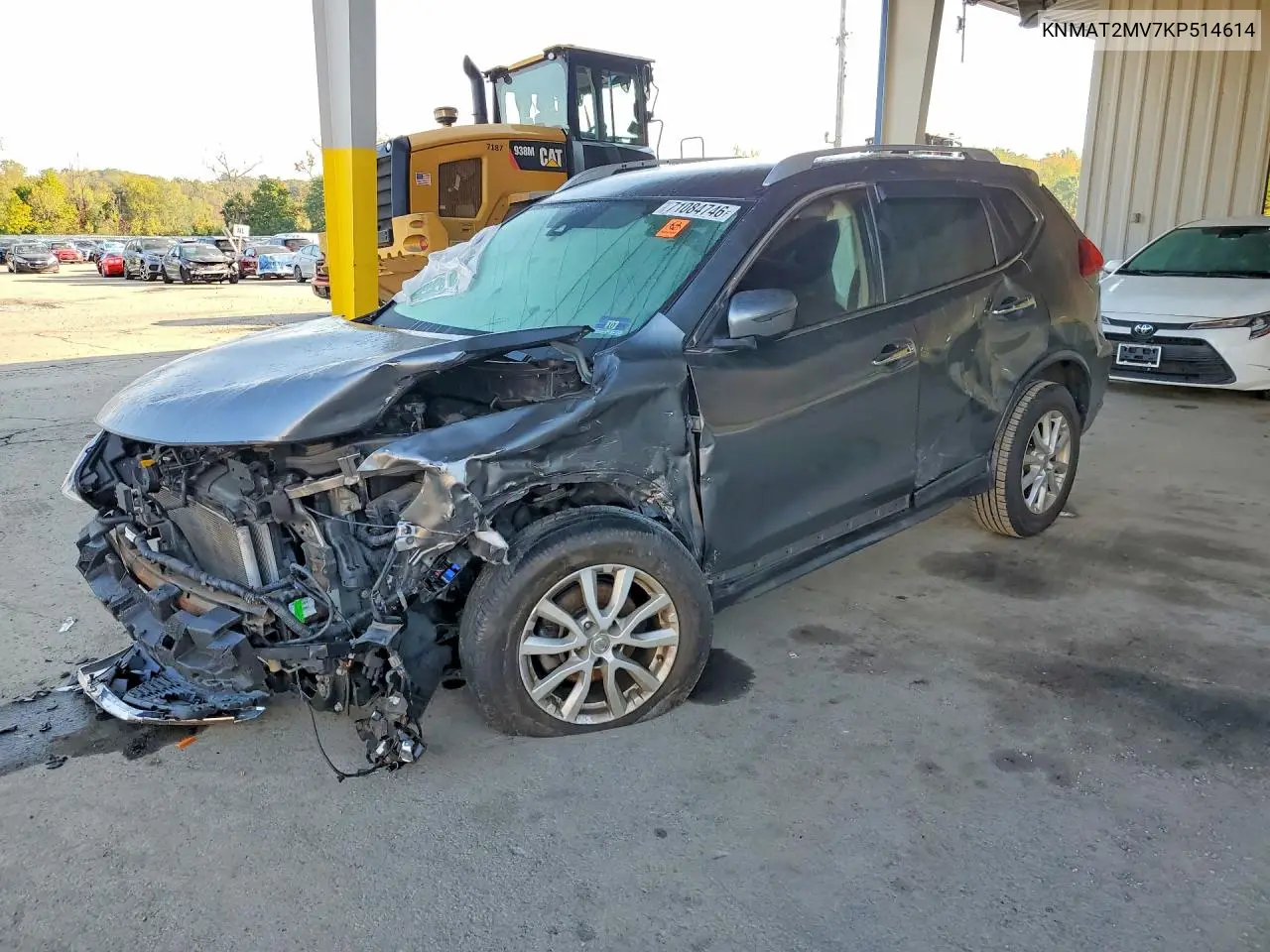 NISSAN ROGUE 2019, VIN KNMAT2MV7KP514614