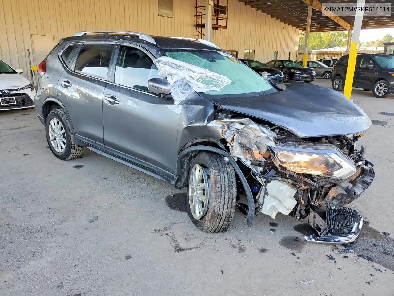 2019 NISSAN ROGUE VIN KNMAT2MV7KP514614 — фото 4