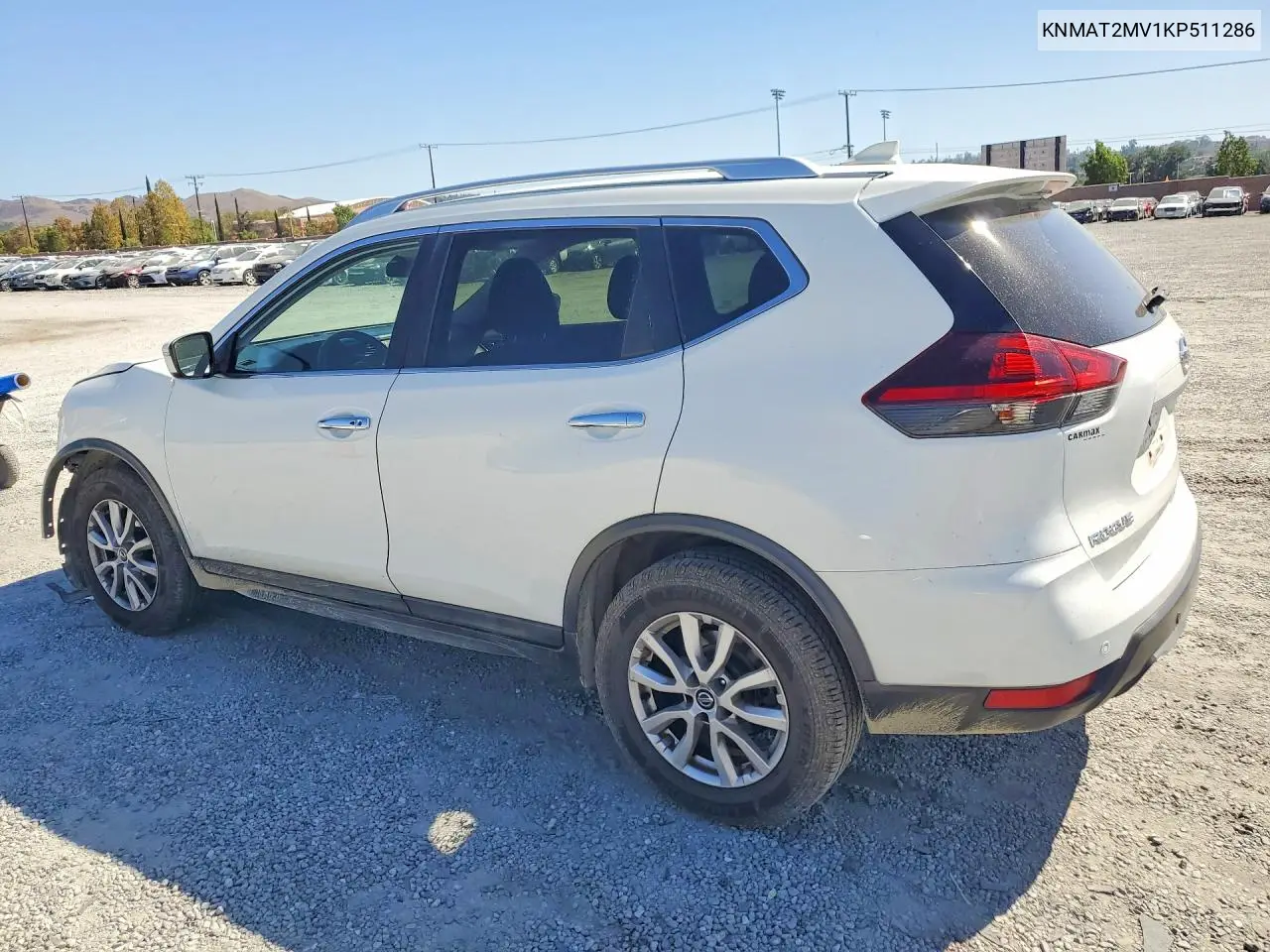 2019 NISSAN ROGUE VIN KNMAT2MV1KP511286 — фото 2