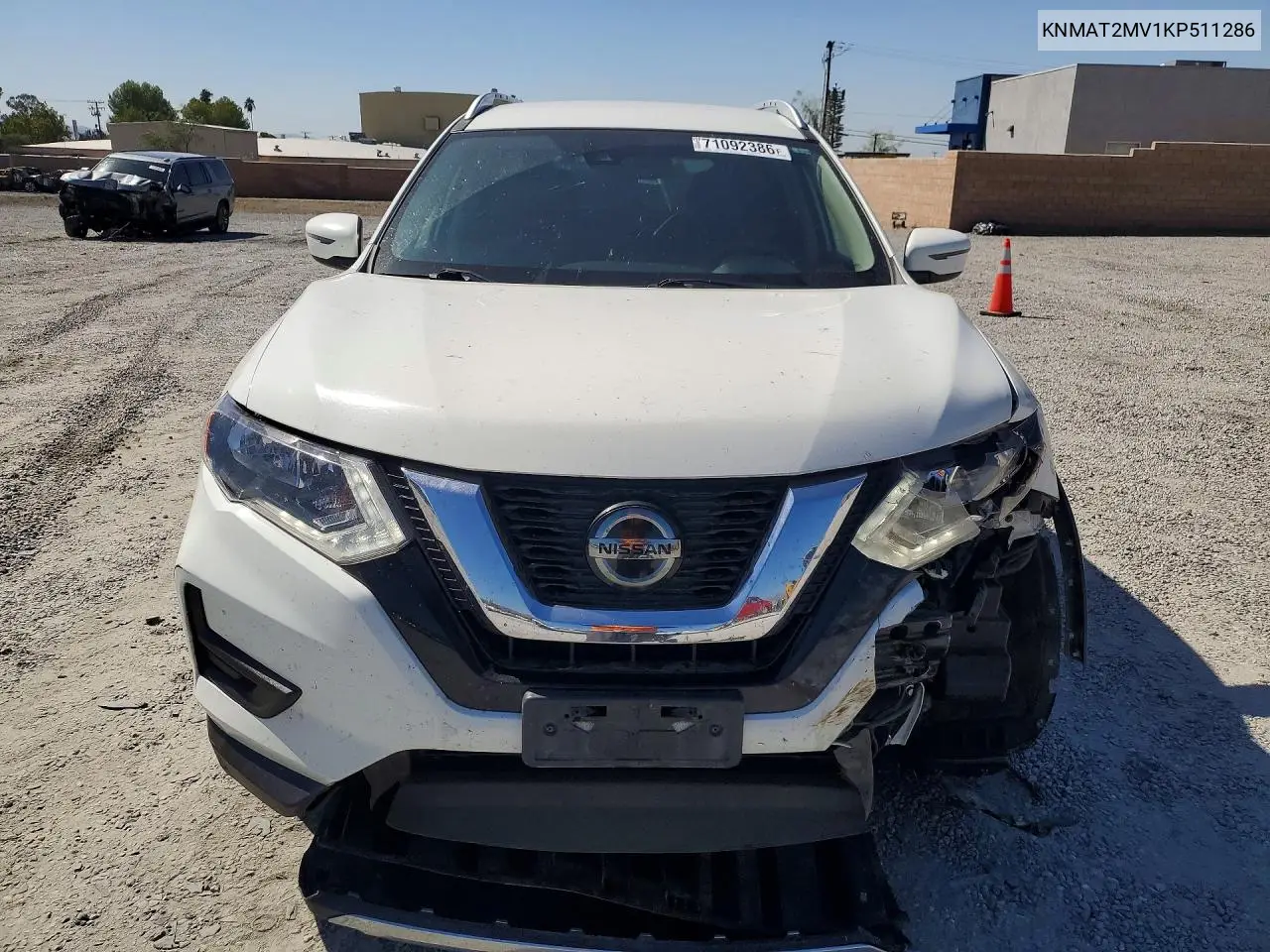 2019 NISSAN ROGUE VIN KNMAT2MV1KP511286 — фото 5