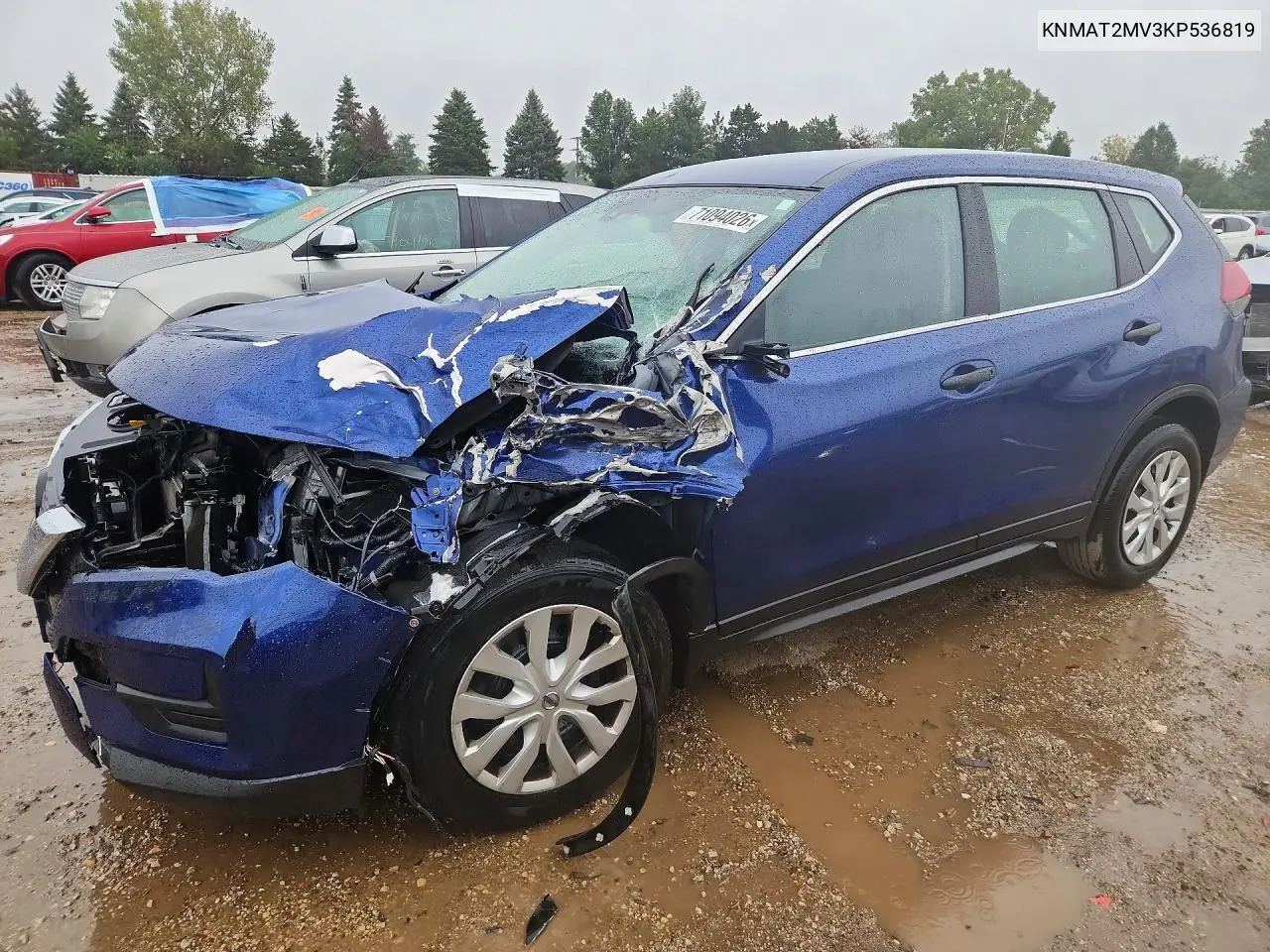 NISSAN ROGUE 2019, VIN KNMAT2MV3KP536819