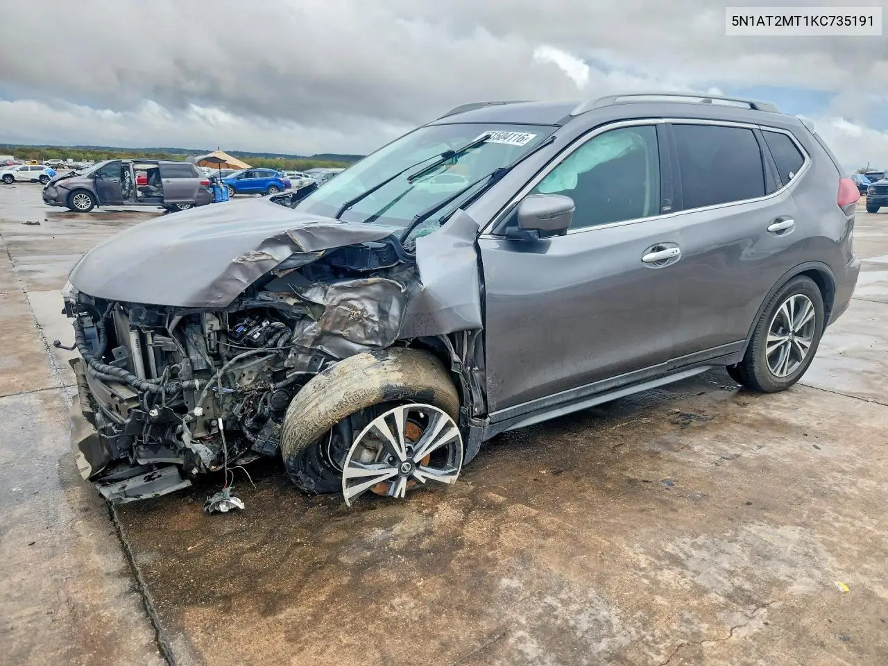 NISSAN ROGUE 2019, VIN 5N1AT2MT1KC735191