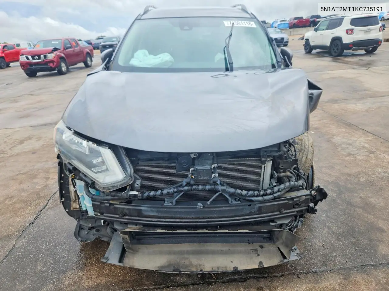 2019 NISSAN ROGUE VIN 5N1AT2MT1KC735191 — фото 5