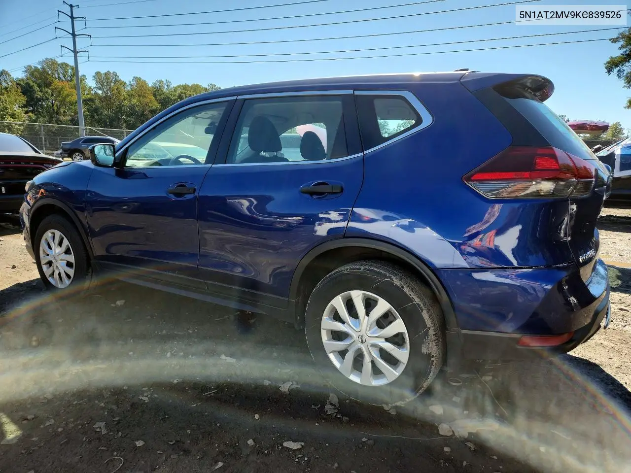 2019 NISSAN ROGUE VIN 5N1AT2MV9KC839526 — фото 2
