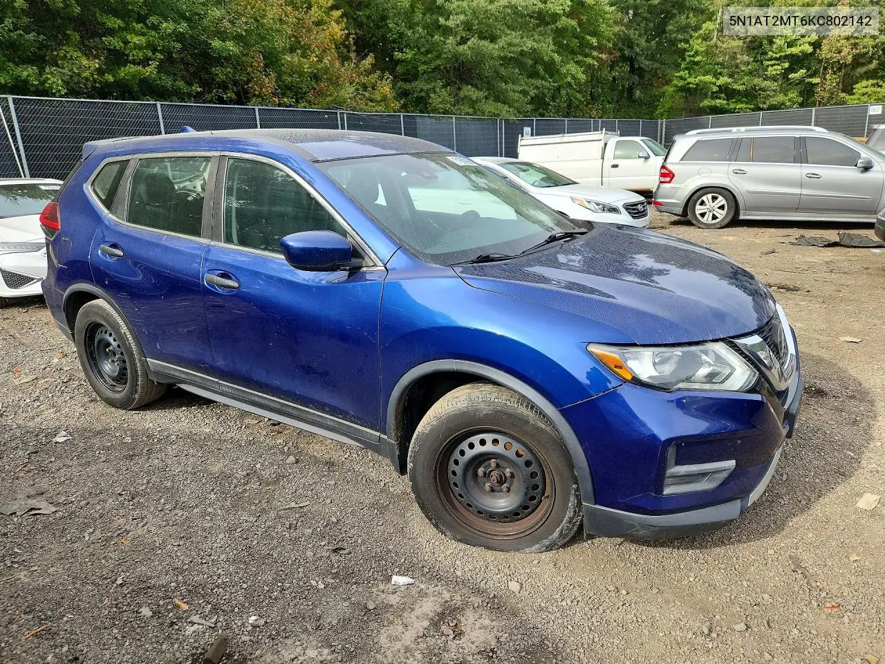 2019 NISSAN ROGUE VIN 5N1AT2MT6KC802142 — фото 4