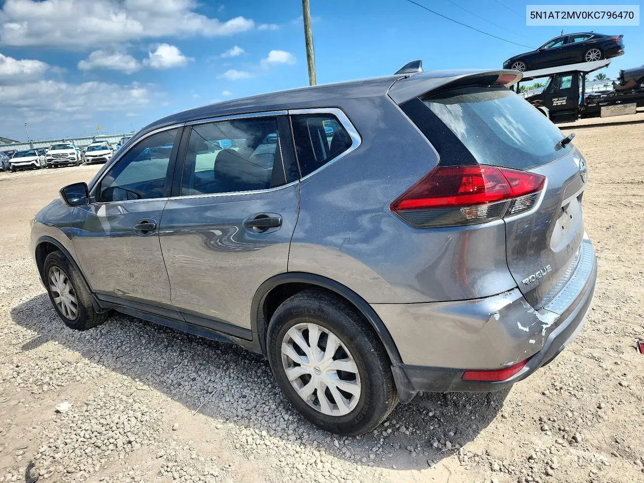 2019 NISSAN ROGUE VIN 5N1AT2MV0KC796470 — фото 2